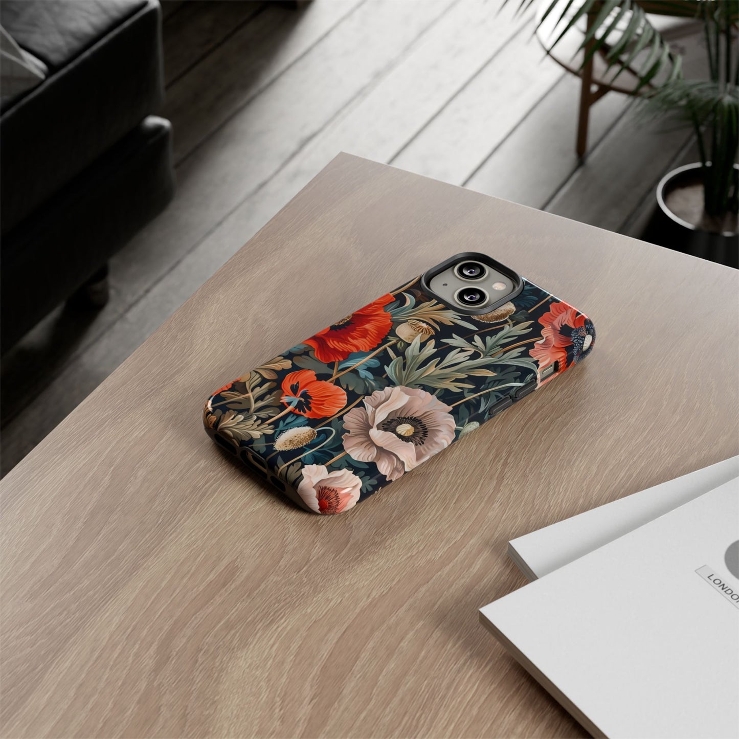 Floral Phone Case - Tough Cases, Flower Design, Chic Tech Accessories, Stylish Gifts, Unique Phone Protectors