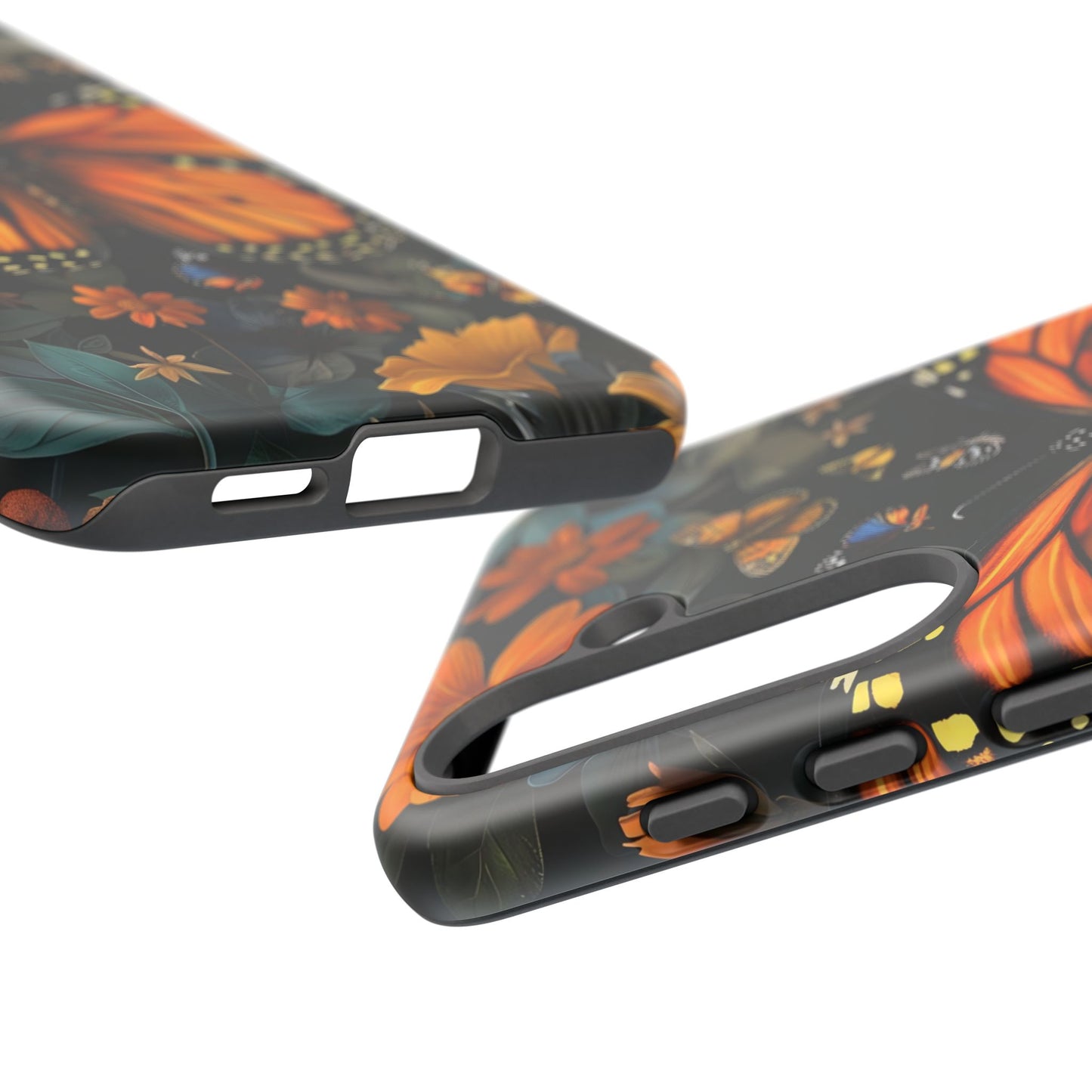 Monarch Butterfly Phone Case, Tough Cases, Nature Lover Gift, Floral Mobile Cover, Eco-Friendly Phone Accessory, Butterfly Design