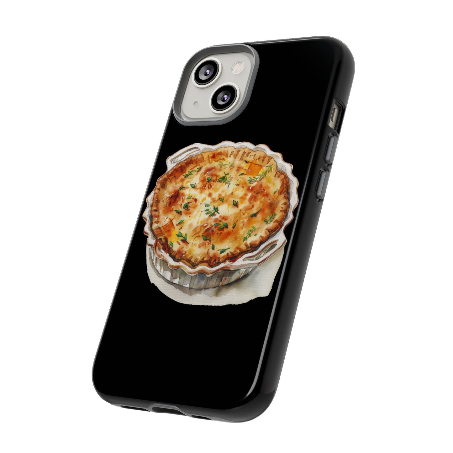 Quiche Phone Case - Funky Kitchen Decor, Foodie Gift, Chef Accessories, Culinary Art, Quirky Phone Cover