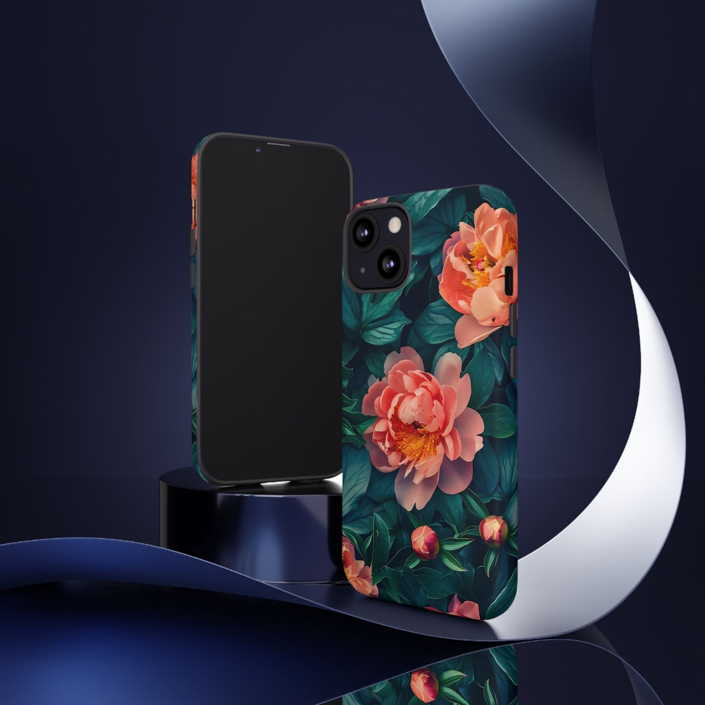 Floral Phone Case - Tough Cases, Flower Design, Botanical Art, Phone Accessory, Gift for Her, Nature Lovers