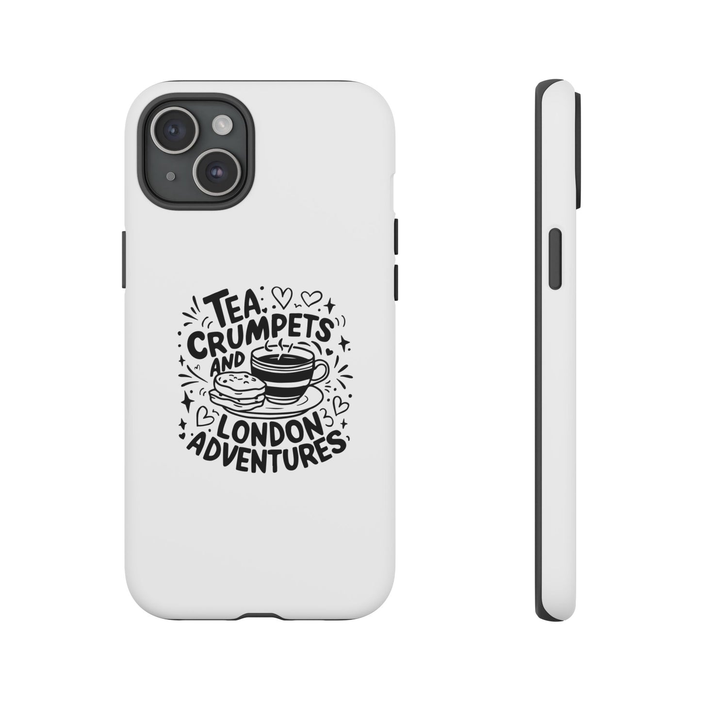 London Adventures Phone Case - Tea & Crumpets Design