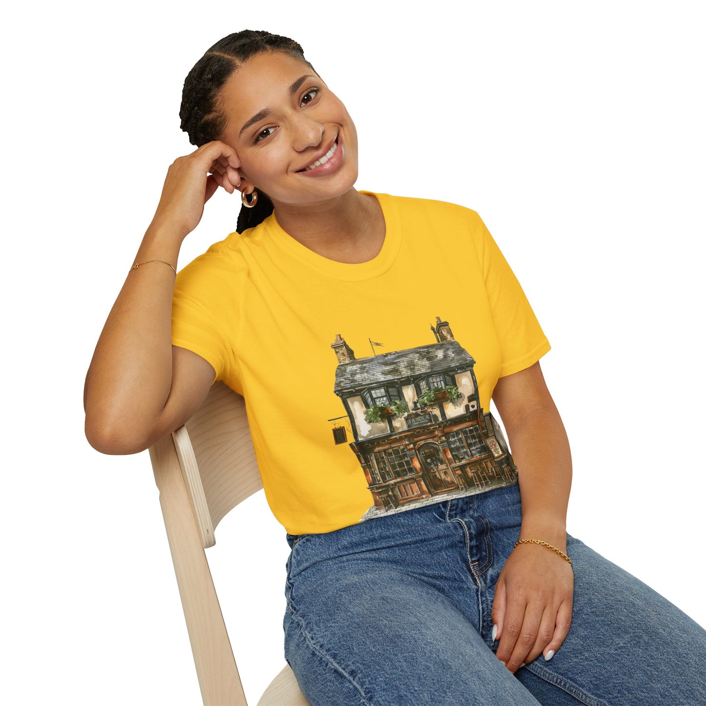 Unisex Softstyle T-Shirt - Charming & Cozy - Life in a British Village House