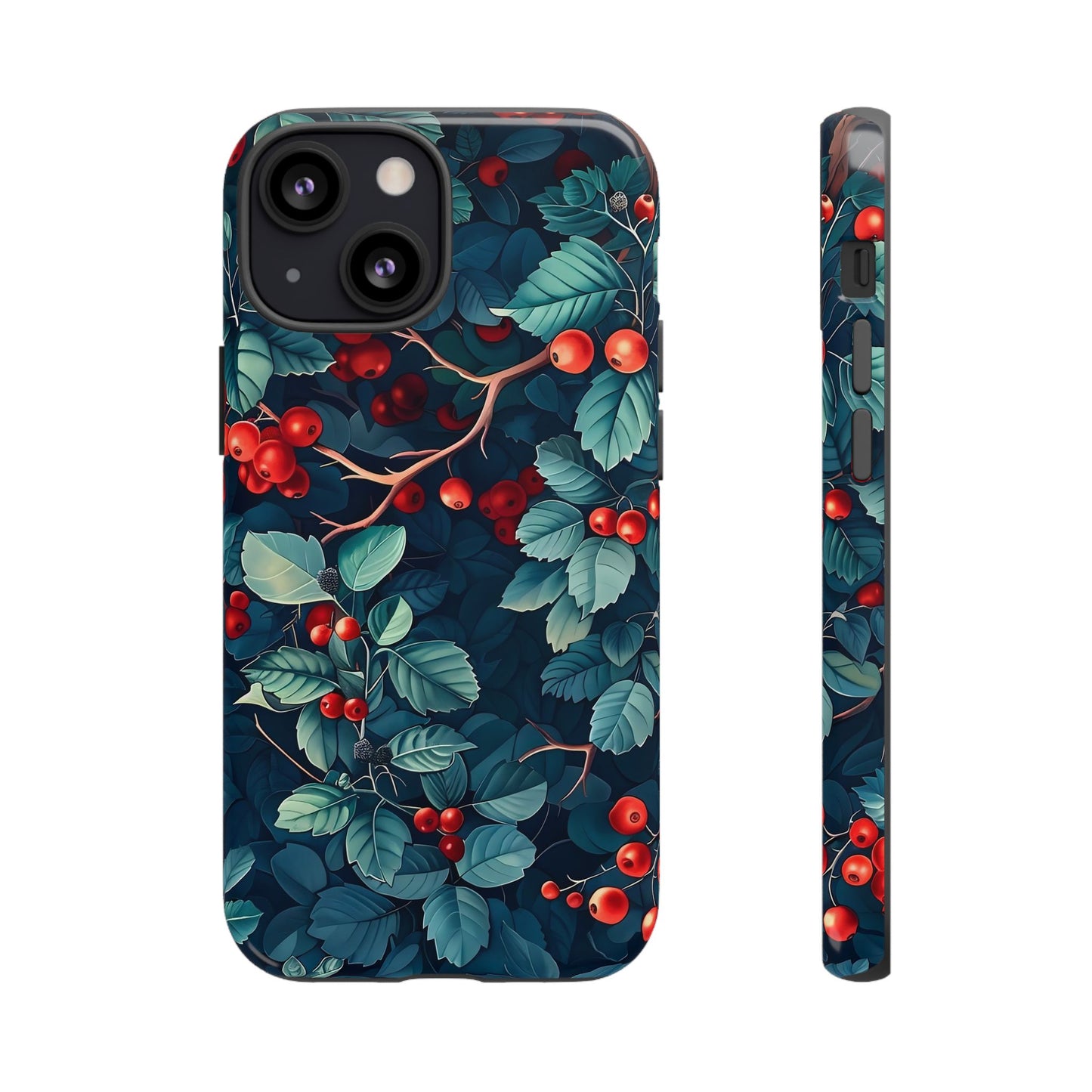 Berry Blossom Phone Case - Nature Lover's Gift, Floral Design, Cute Accessory for Spring, Unique Tech Cover, Perfect for Holidays