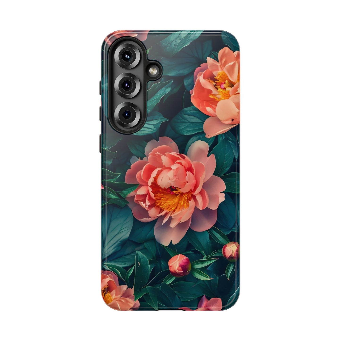 Floral Phone Case - Tough Cases, Flower Design, Botanical Art, Phone Accessory, Gift for Her, Nature Lovers