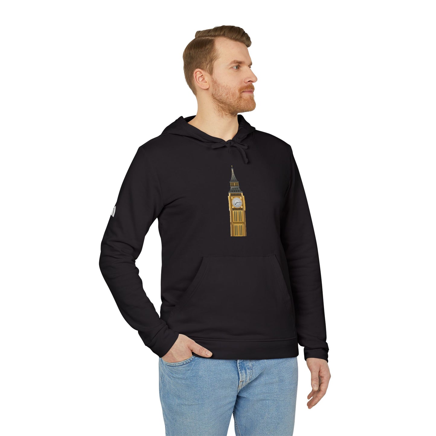 adidas Unisex Fleece Hoodie - London’s Crown Jewel - The Clock Tower