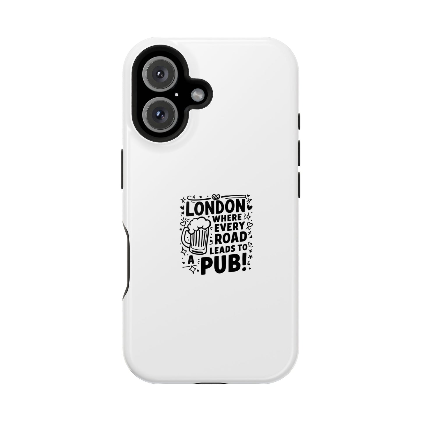 London Pub Themed Magnetic Tough Case - Perfect for Beer Lovers and Travelers