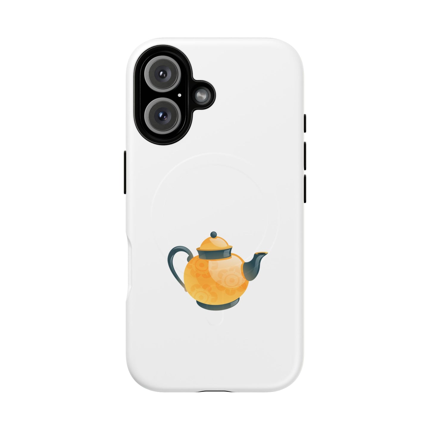 Chic Teapot Magnetic Phone Case, Tough Magnetic Cases, Phone Accessory, Gift for Tea Lovers, Unique Phone Case, Stylish Mobile Cover