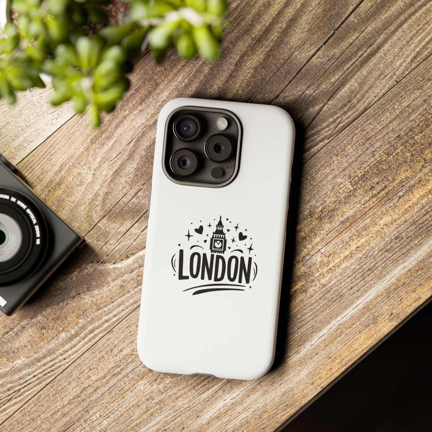 Stylish Phone Case for London Lovers, London Gift, Travel Accessory, Unique Smartphone Case, Cityscape Phone Cover