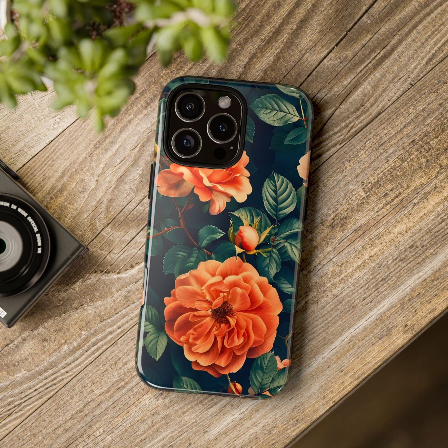 Floral Phone Case, Tough Cases for Nature Lovers, Botanical Design, Phone Protection, Gift for Her, Trending Floral Accessories