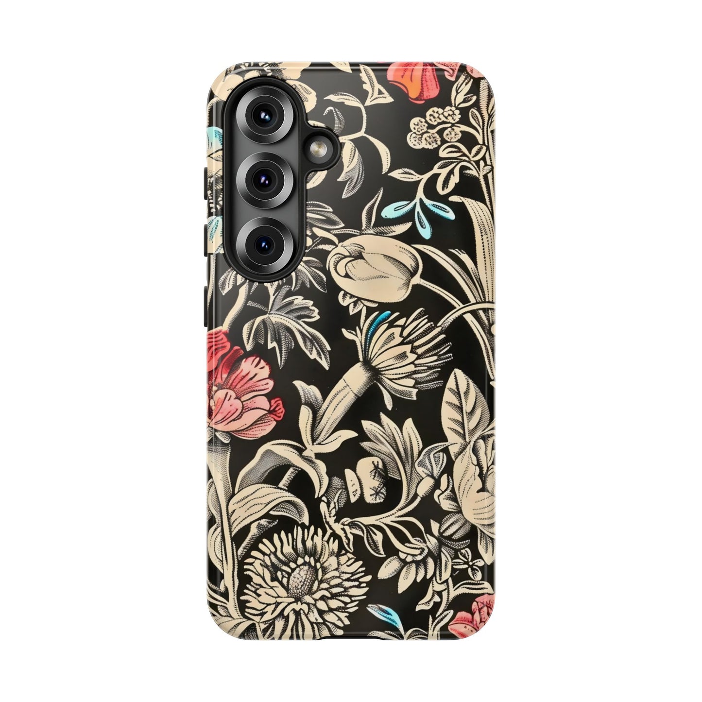 Floral Phone Case, Tough Cases, Flower Design, Gift for Her, Spring Accessory, Unique Phone Cover, Eco-Friendly