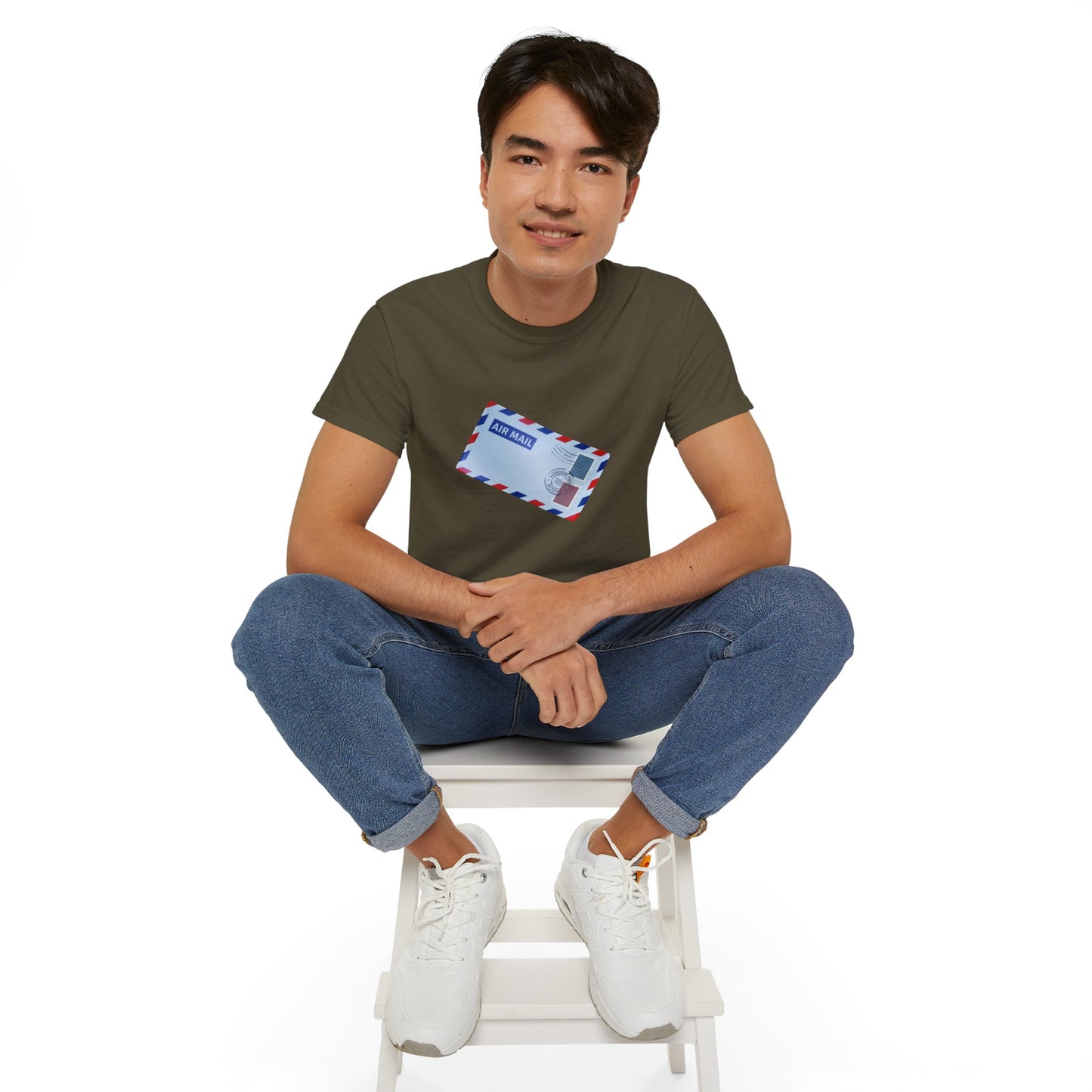 Unisex Ultra Cotton Tee - Vintage British Air Mail