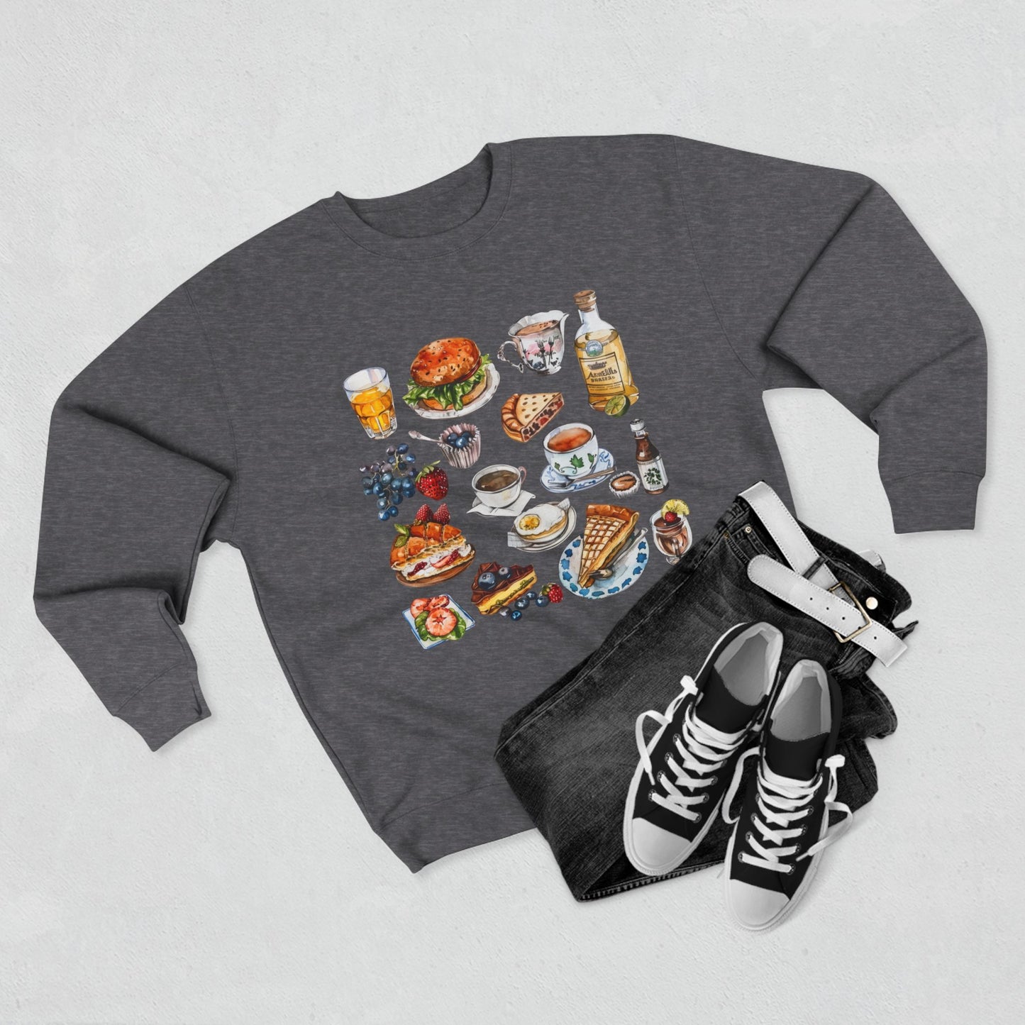 Unisex Crewneck Sweatshirt - Vintage London Icons