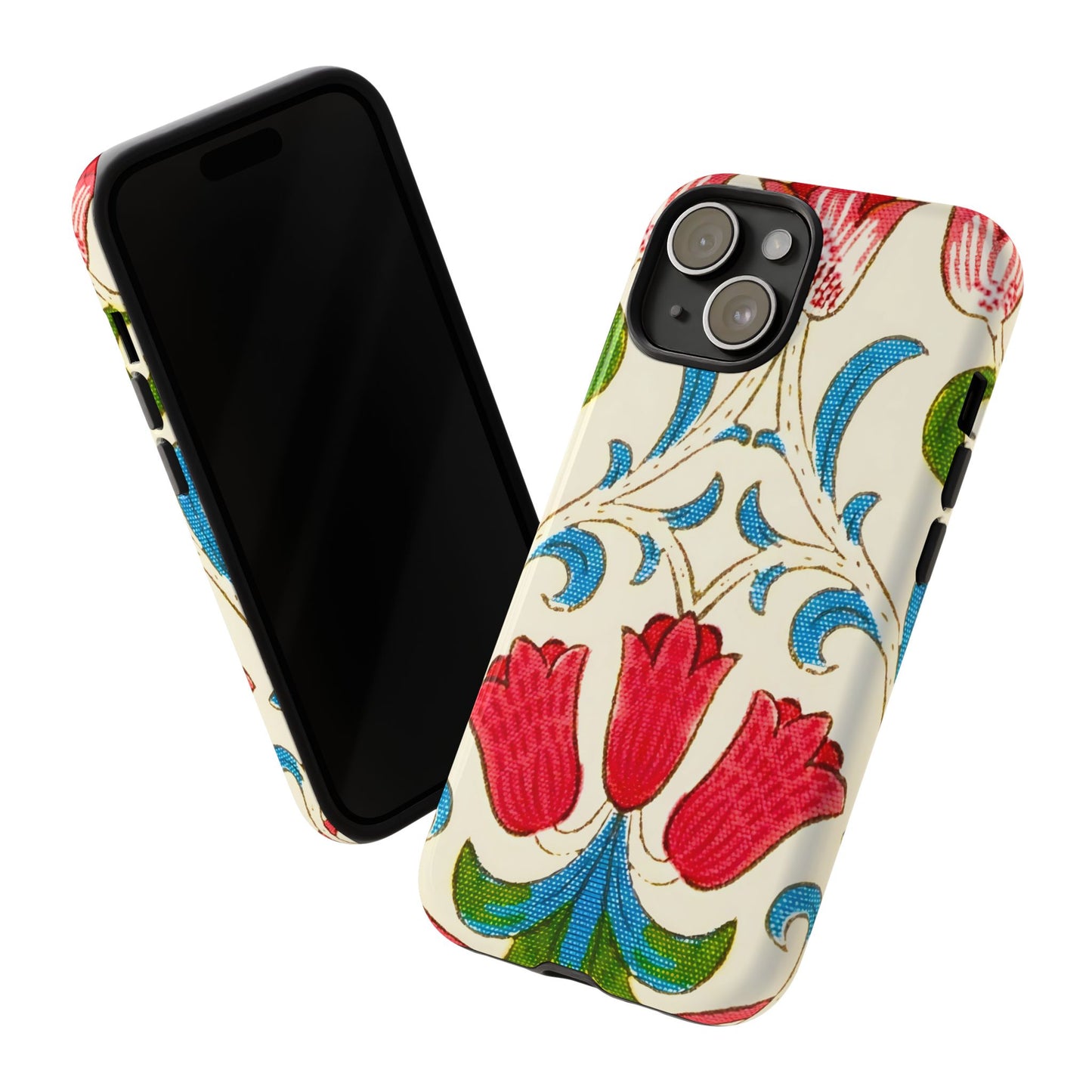 Floral Phone Case - Tough Cases | Stylish Protection, Gift for Her, Boho Phone Cover, Spring Accessory, Cute Tech