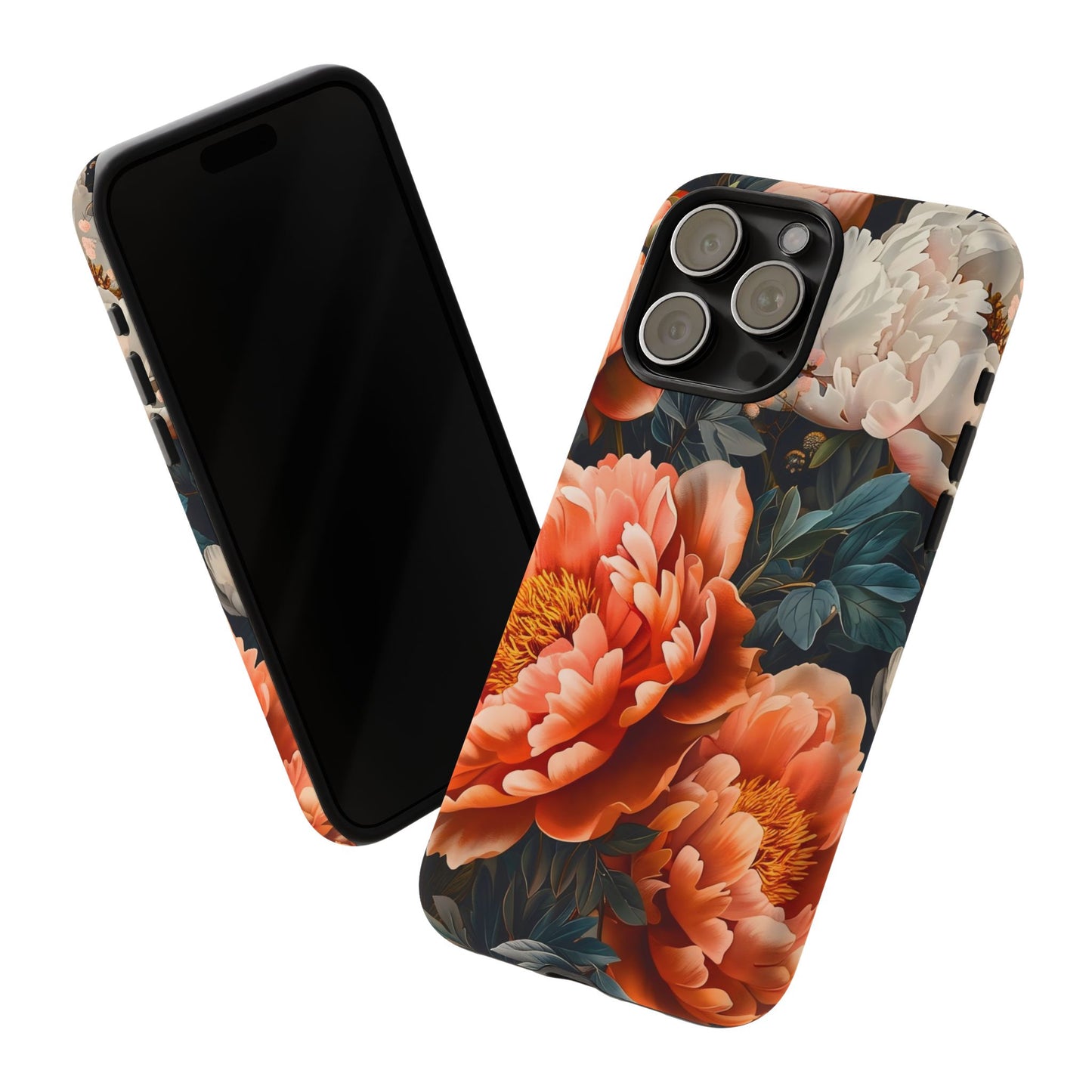 Floral Phone Case - Tough Cases, Durable Cover, Flower Design, Unique Gift, Phone Accessories