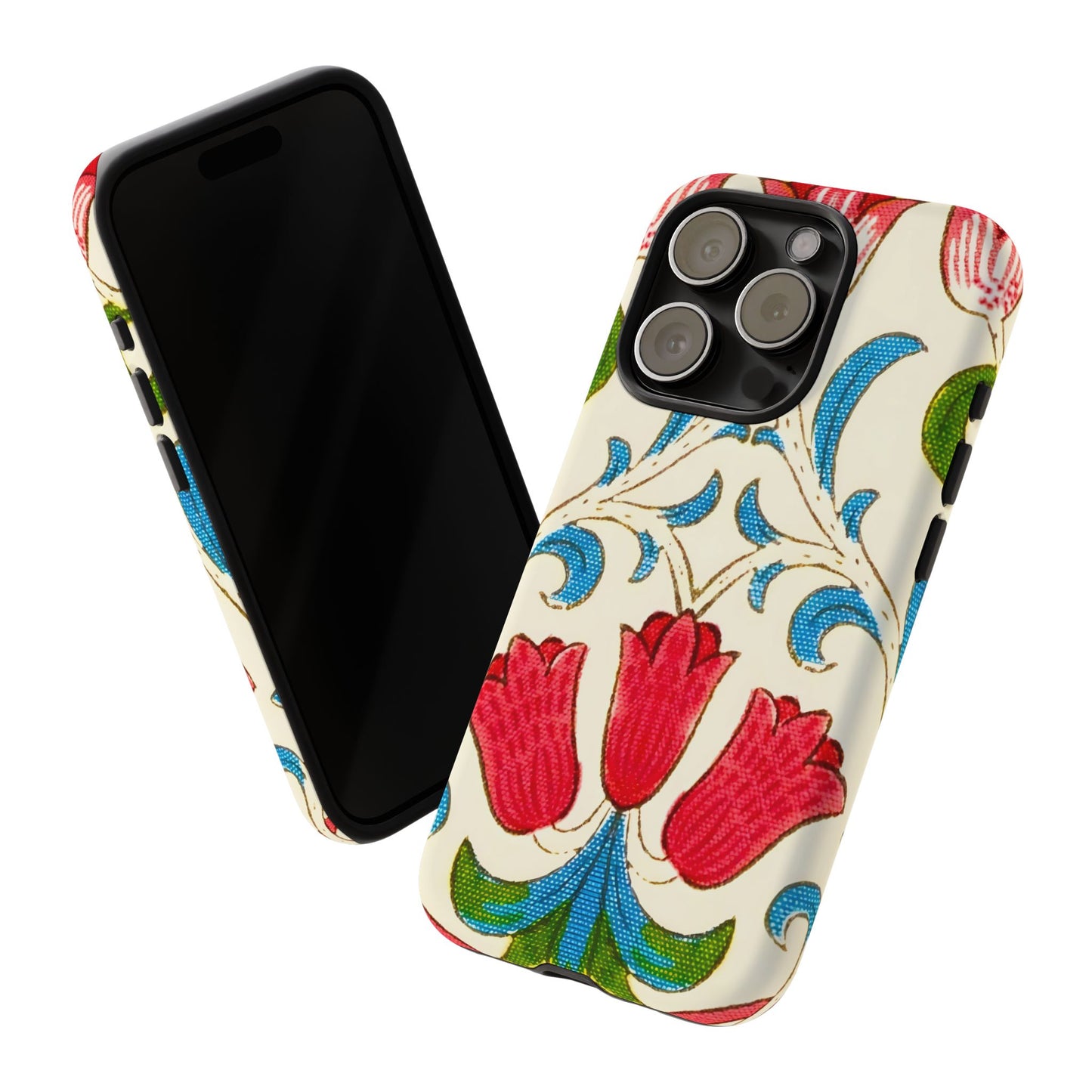 Floral Phone Case - Tough Cases | Stylish Protection, Gift for Her, Boho Phone Cover, Spring Accessory, Cute Tech