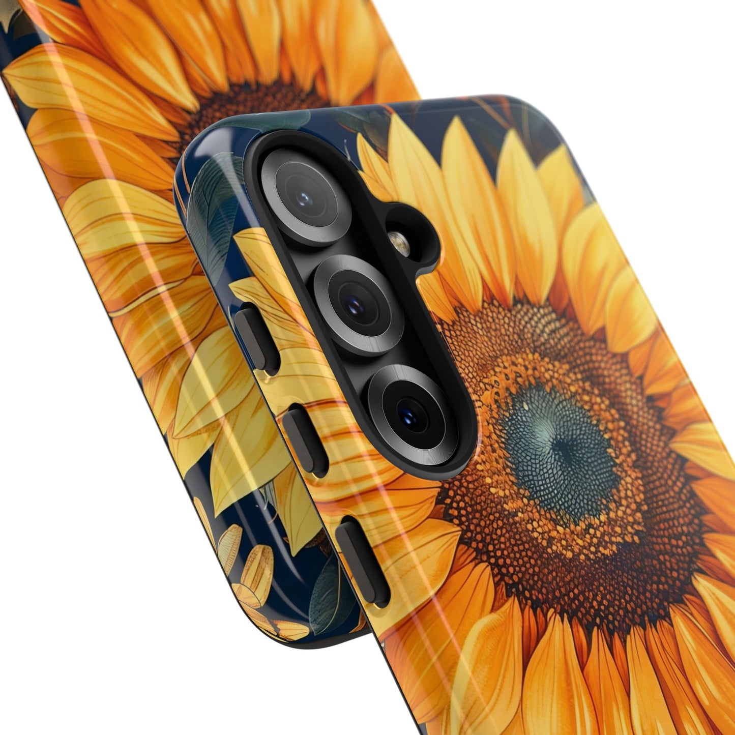 Sunflower Phone Case - Floral Design for Nature Lovers, Cute Spring Accessory, Gift for Her, Eco-Friendly Cover