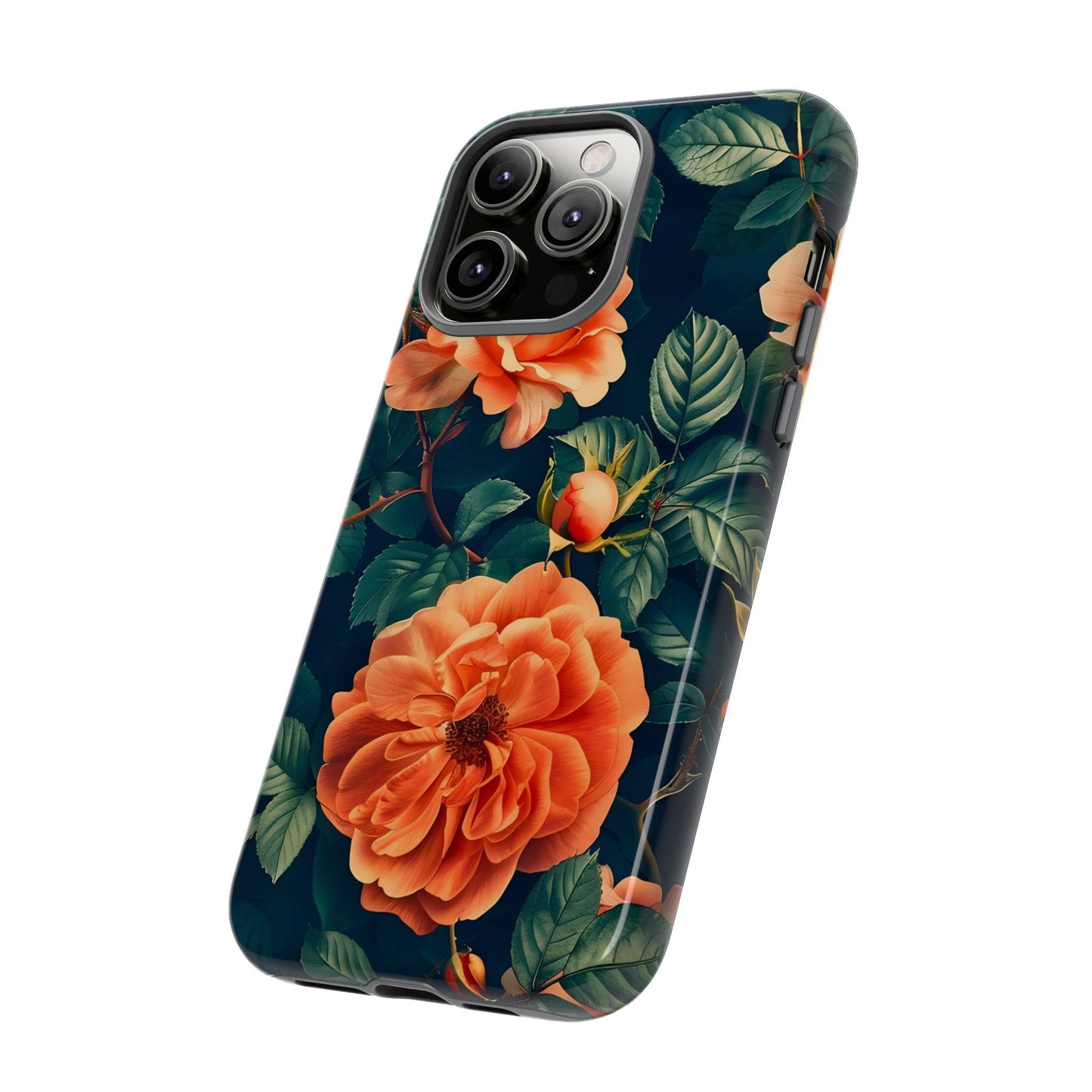 Floral Phone Case, Tough Cases for Nature Lovers, Botanical Design, Phone Protection, Gift for Her, Trending Floral Accessories