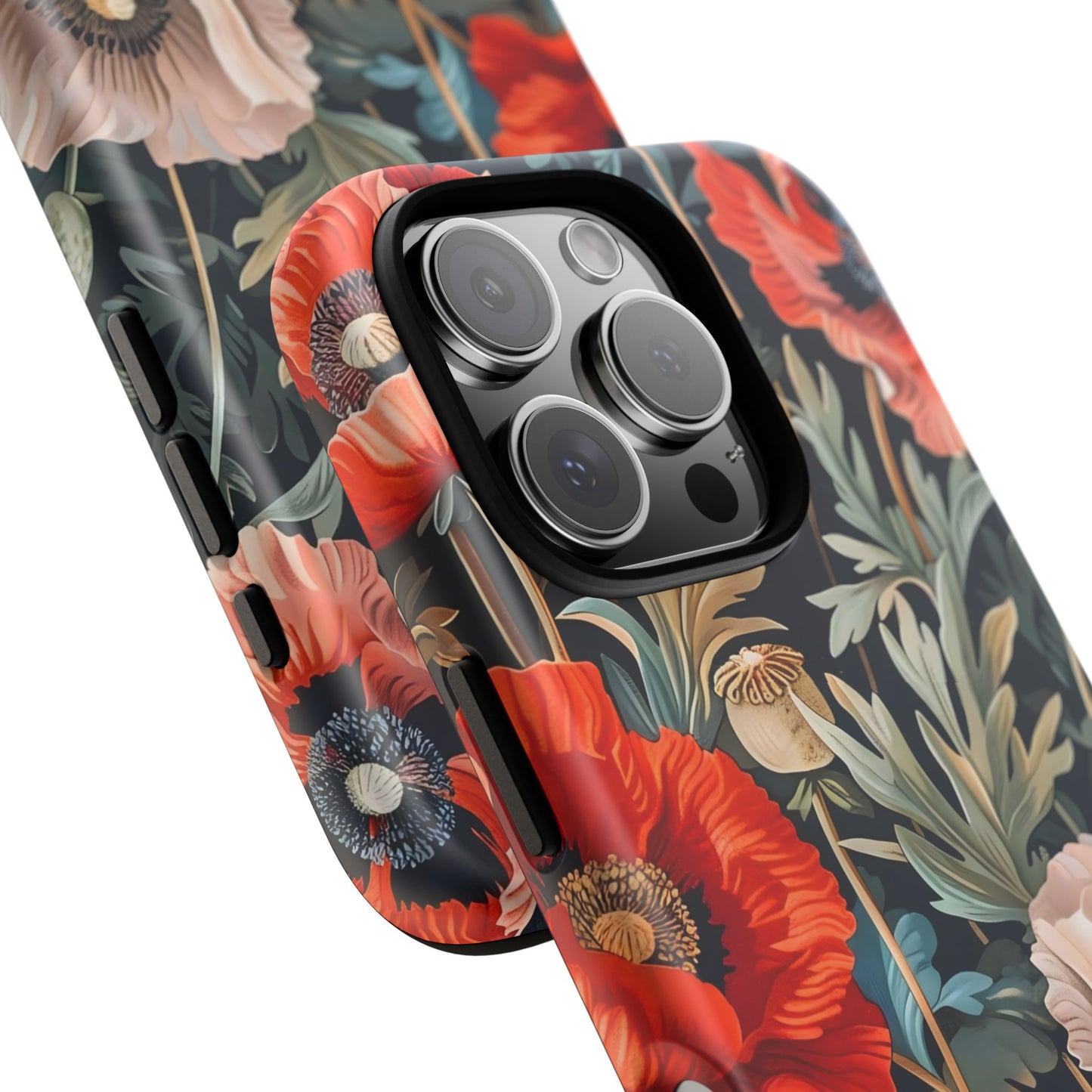 Floral Phone Case - Tough Cases, Flower Design, Chic Tech Accessories, Stylish Gifts, Unique Phone Protectors