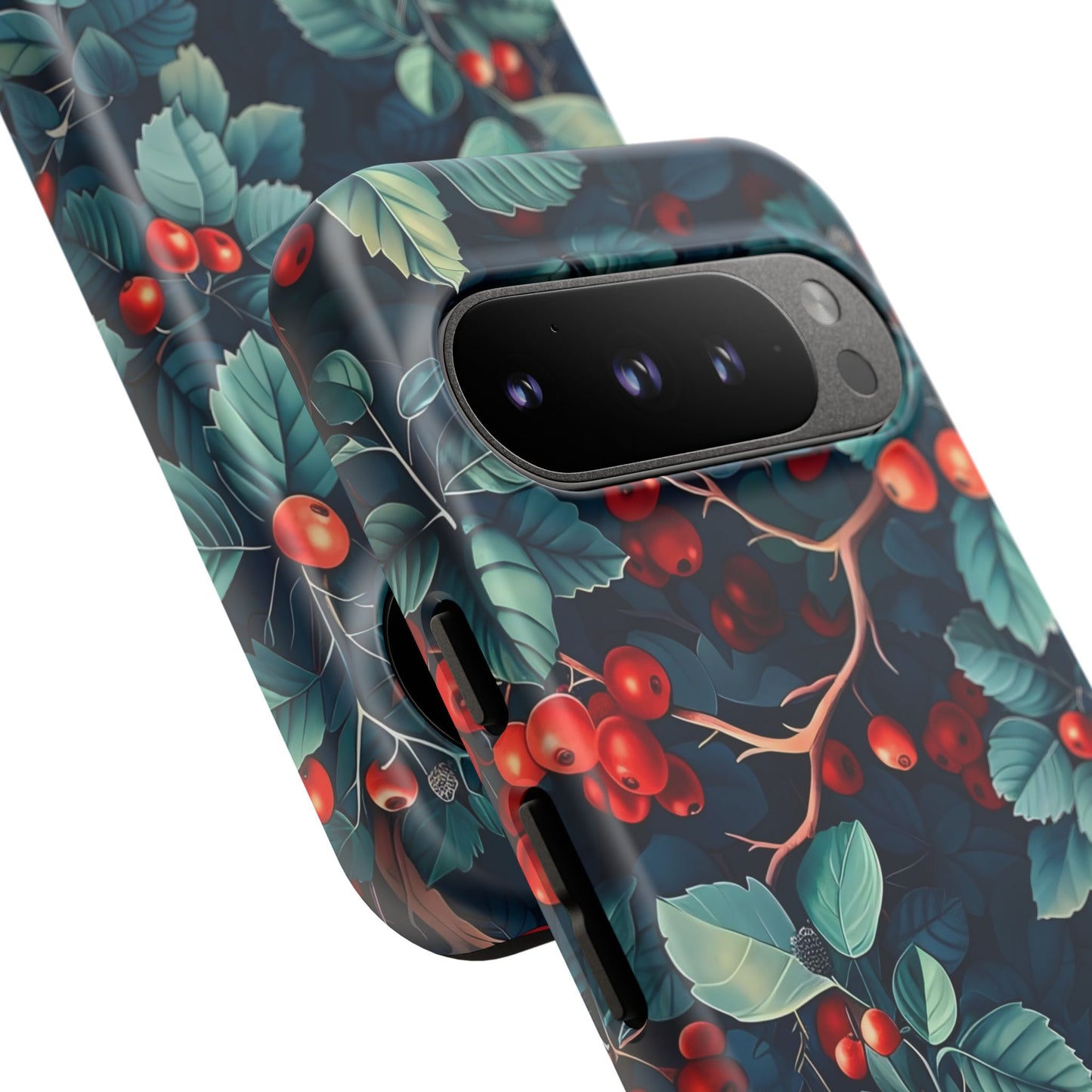 Berry Blossom Phone Case - Nature Lover's Gift, Floral Design, Cute Accessory for Spring, Unique Tech Cover, Perfect for Holidays