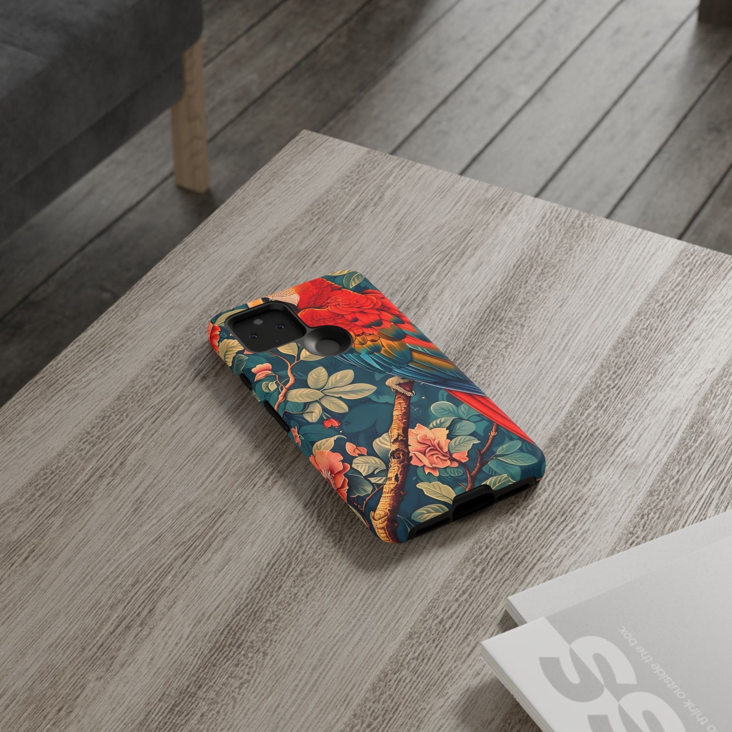 Tough Cases - Colorful Parrot Phone Case, Tropical Bird Phone Cover, Nature Lover Gift, Animal Print Case, Eco-Friendly Accessories