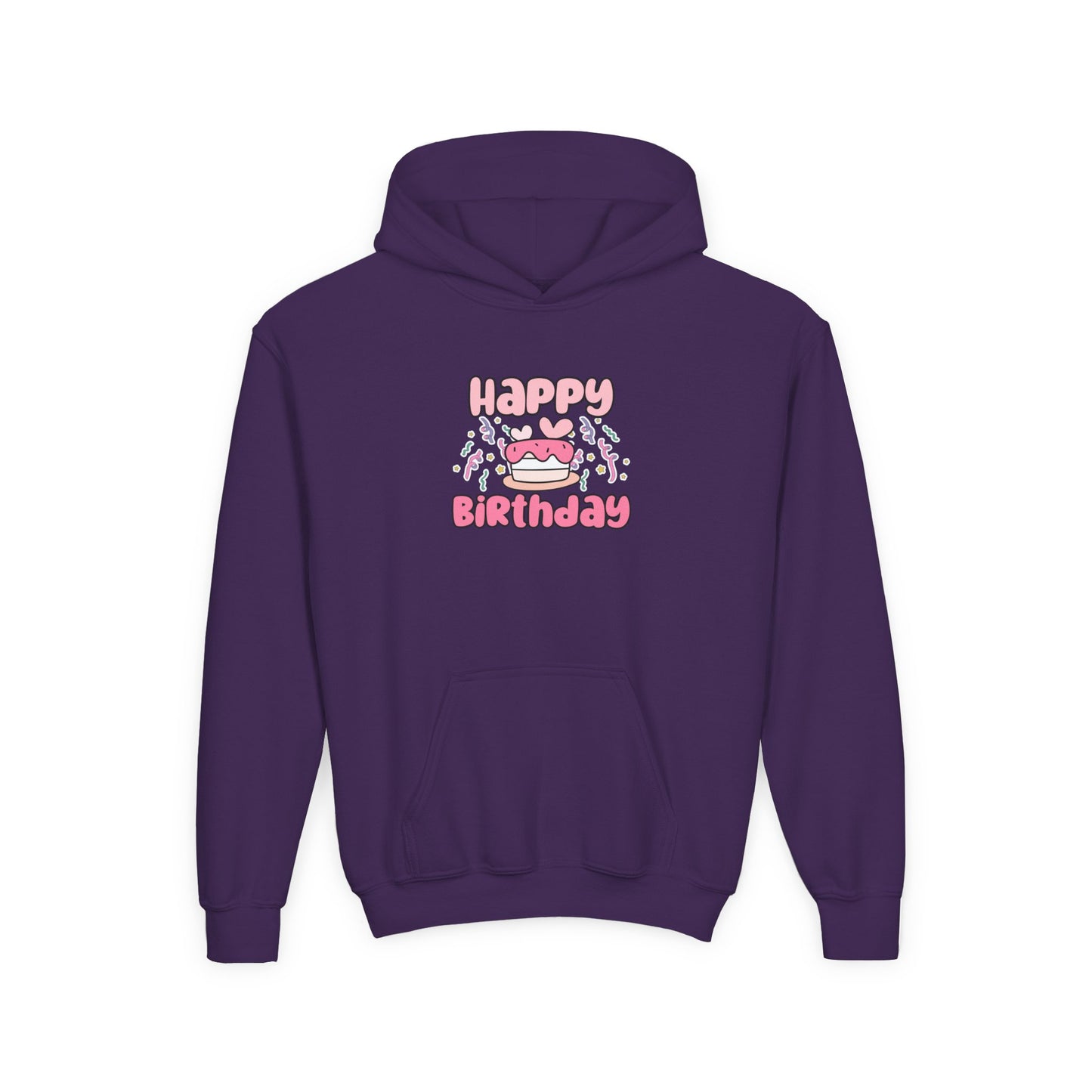 Happy Birthday Youth Hoodie for Celebration