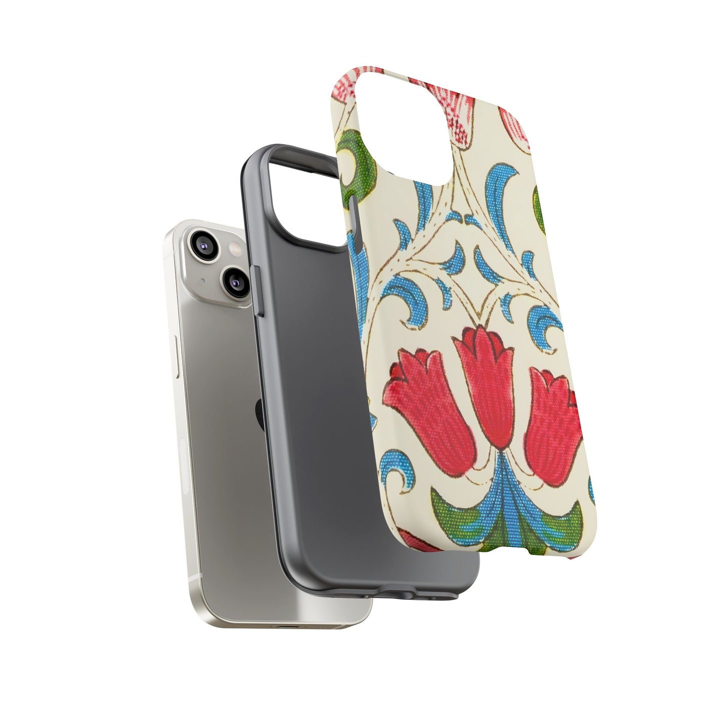 Floral Phone Case - Tough Cases | Stylish Protection, Gift for Her, Boho Phone Cover, Spring Accessory, Cute Tech