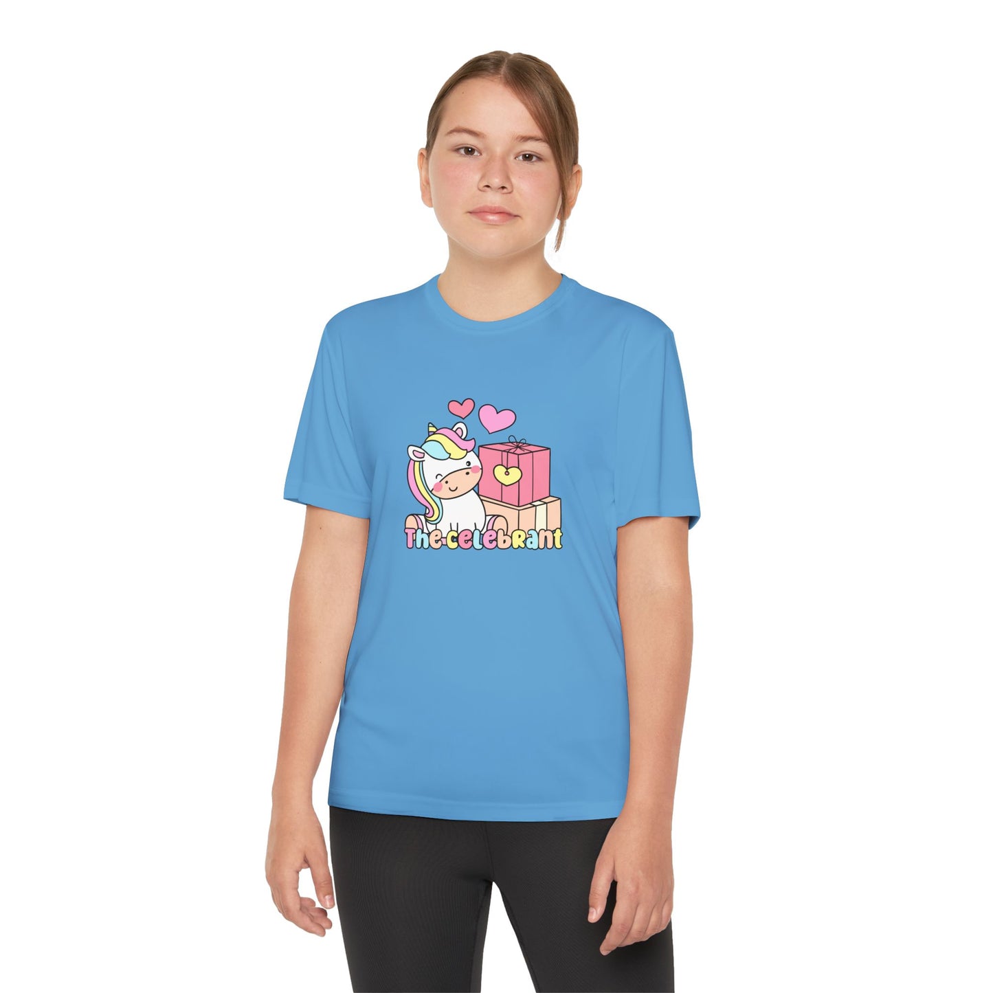 Cute Unicorn - Youth Competitor Tee - Perfect for Birthdays and Celebrations