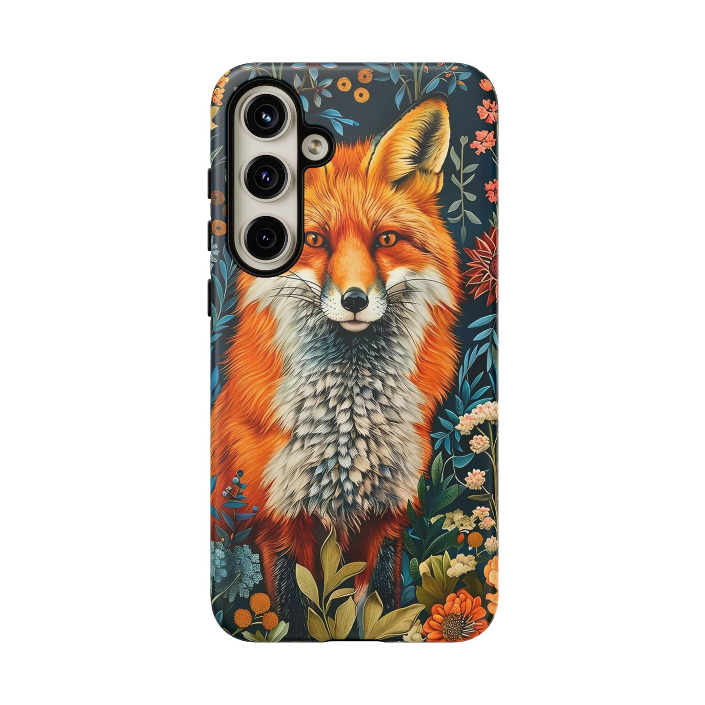Vibrant Fox Phone Case, Tough Phone Cover, Unique Wildlife Accessory, Gift for Animal Lovers, Nature-Inspired Design