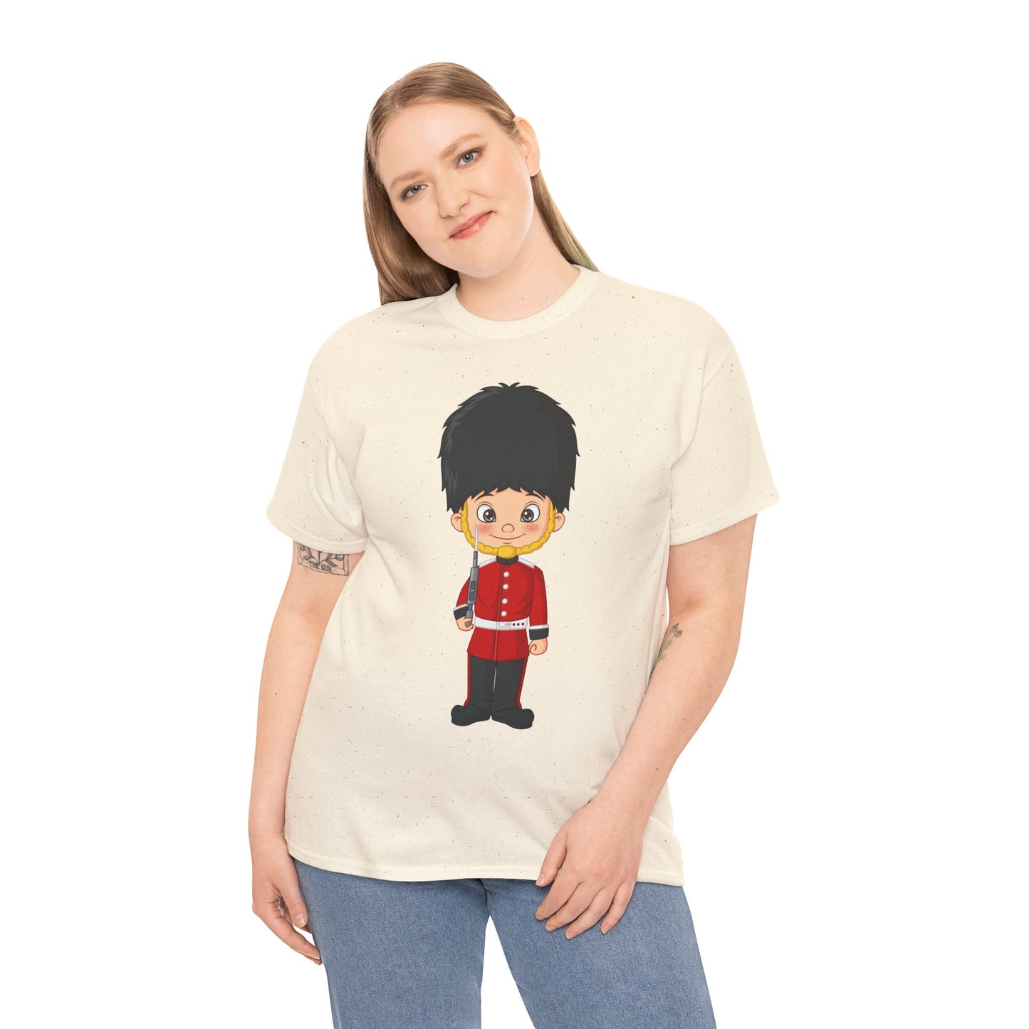 Unisex Heavy Cotton Tee - Bodmin’s Brave - The Iconic Red Jacket