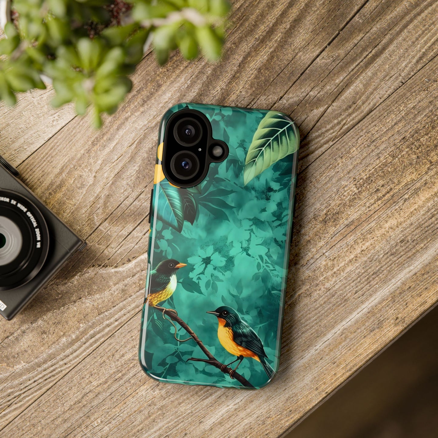 Tough Cases Phone Case - Elegant Bird Design, Nature Lover Gift, Wildlife Art, Tropical Decor, Eco-Friendly Accessory