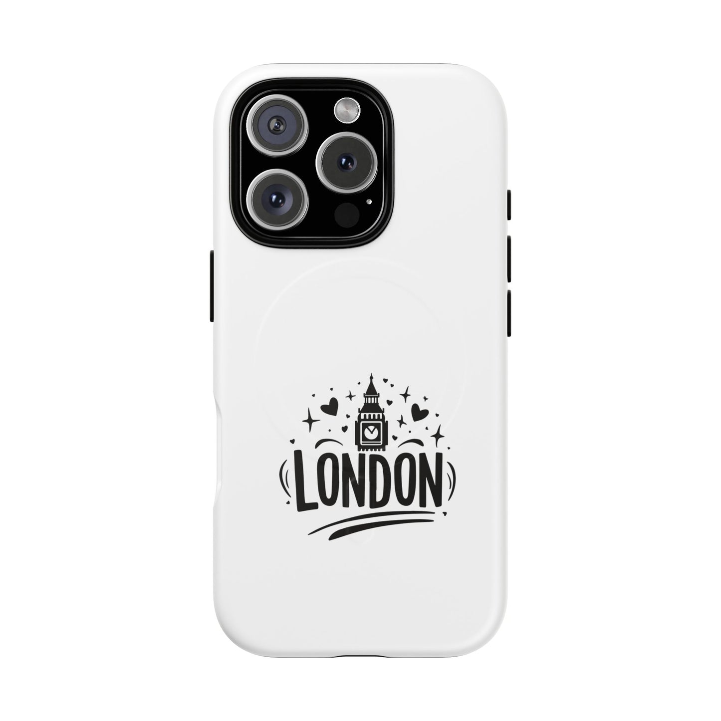Stylish London-themed Magnetic Phone Case - Durable Protection, Perfect Gift, Unique Design, Travel Accessory, Personalized Cell Cover