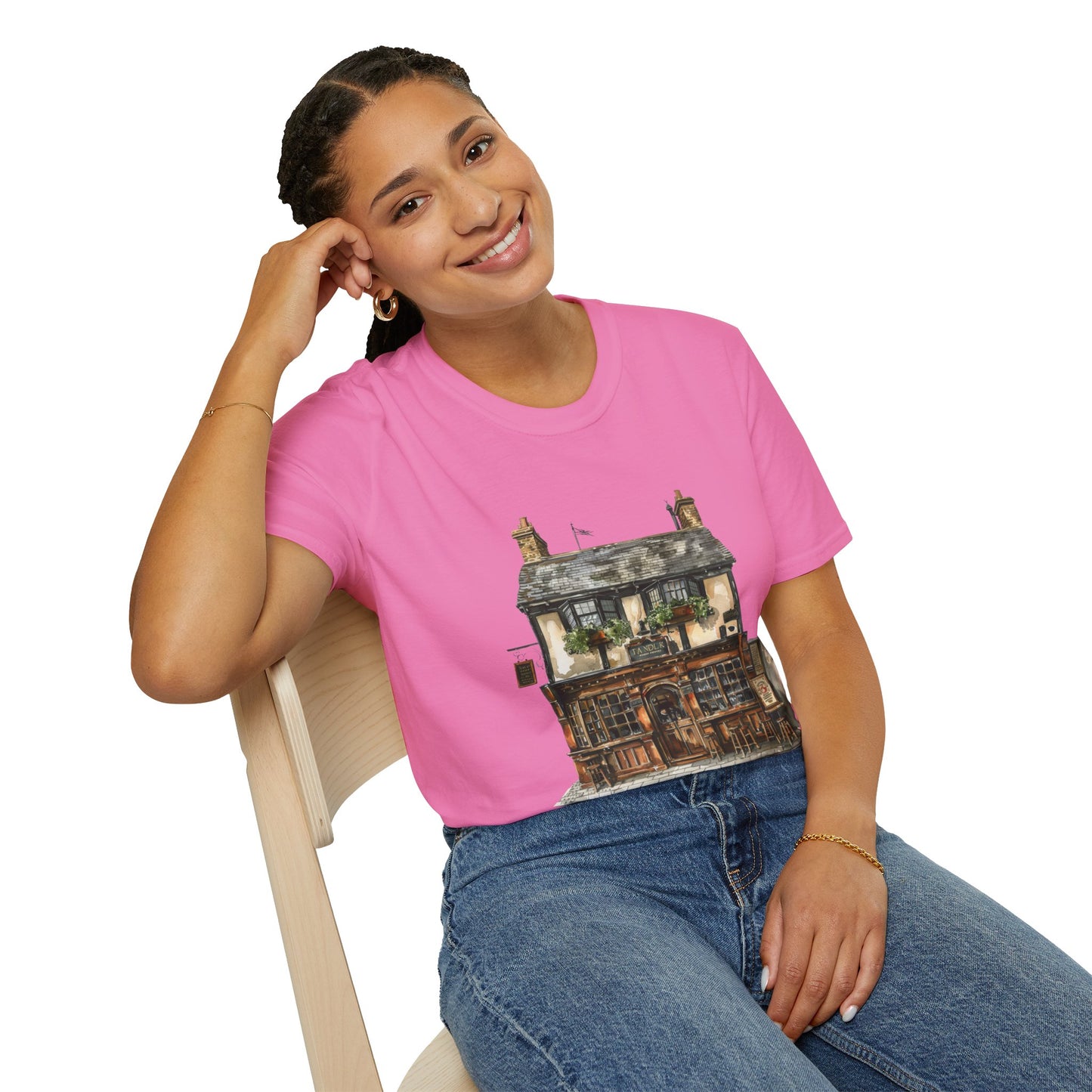 Unisex Softstyle T-Shirt - Charming & Cozy - Life in a British Village House