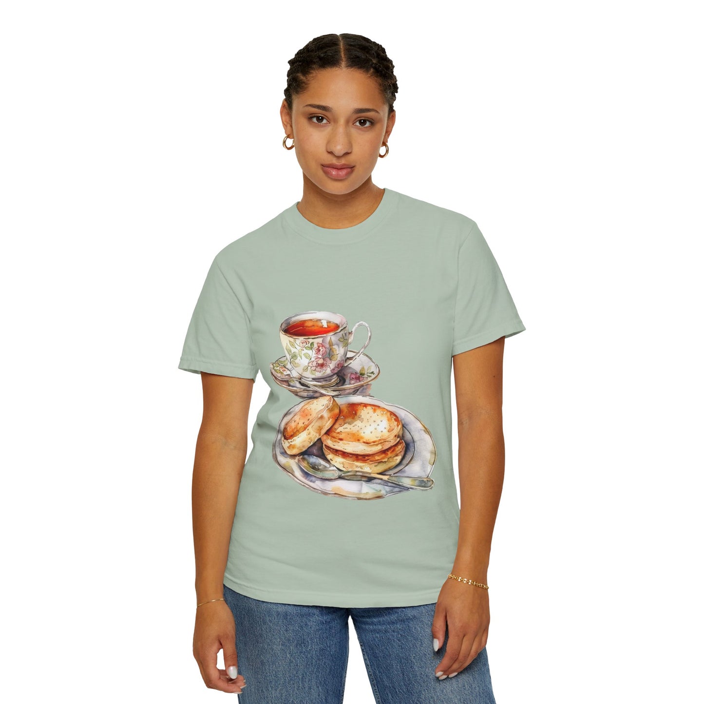 Unisex Garment-Dyed T-shirt - Sunday Roasts & Afternoon Tea - The Heart of British Cuisine