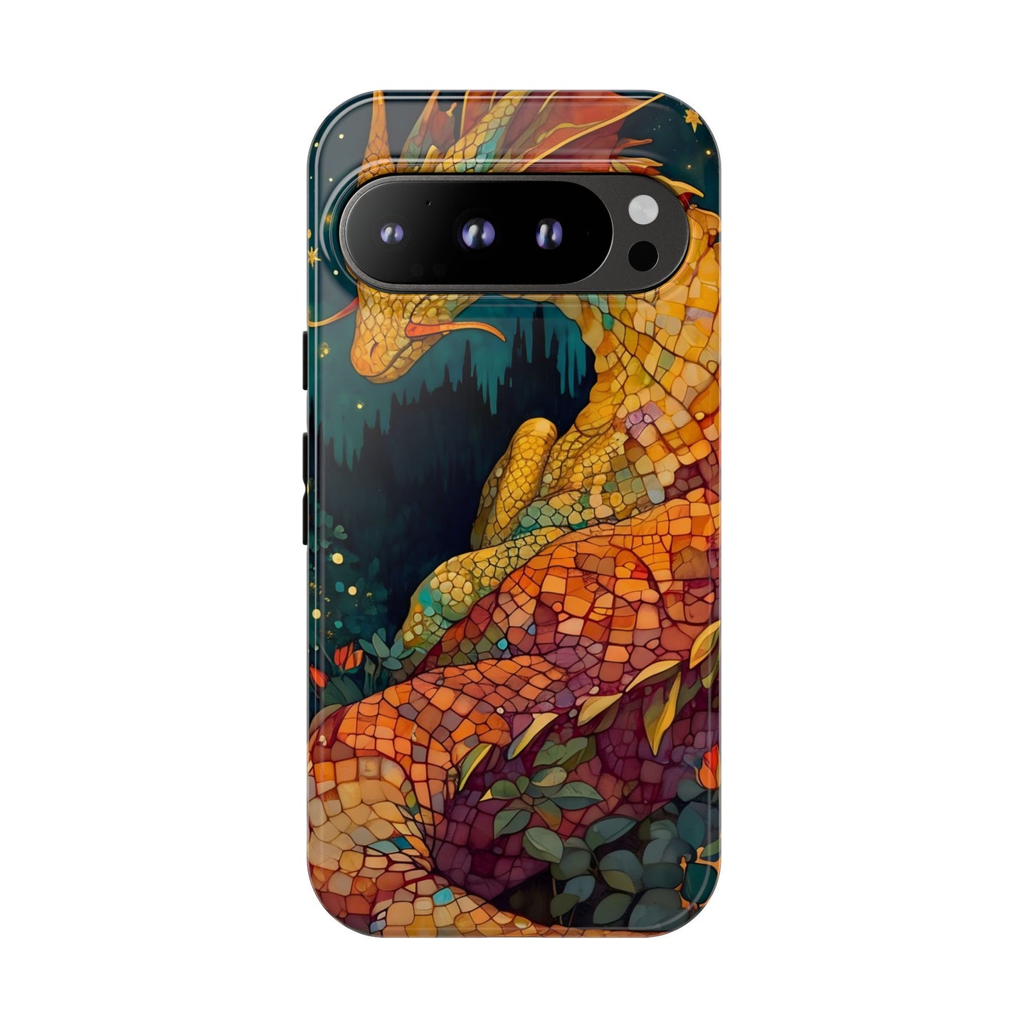 Dragon Art Phone Case, Tough Phone Cover, Fantasy Gift, Unique Mobile Accessory, Dragon Lover Gift, Stylish Protection