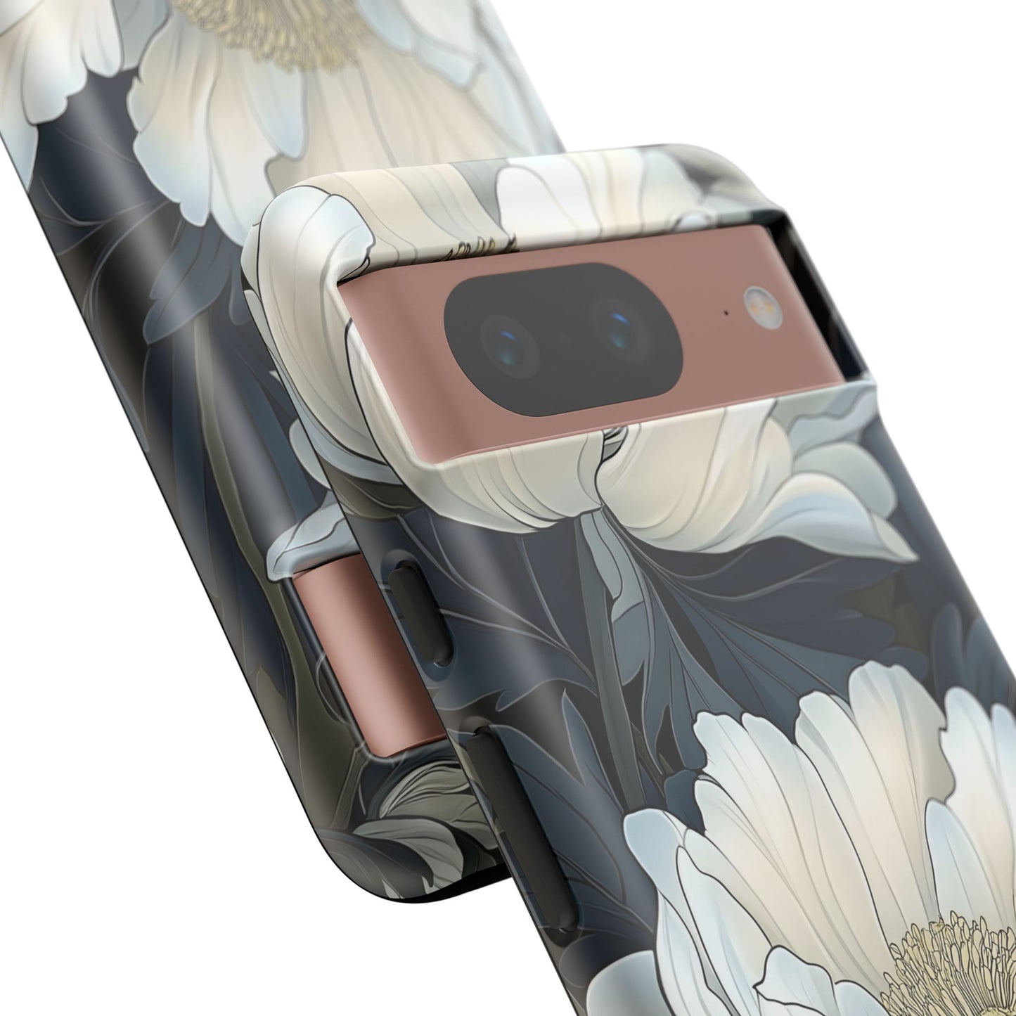 Elegant Floral Phone Case, Floral iPhone Cover, Flower Art Phone Case, Eco-Friendly Mobile Protection, Tough & Stylish Phone Case