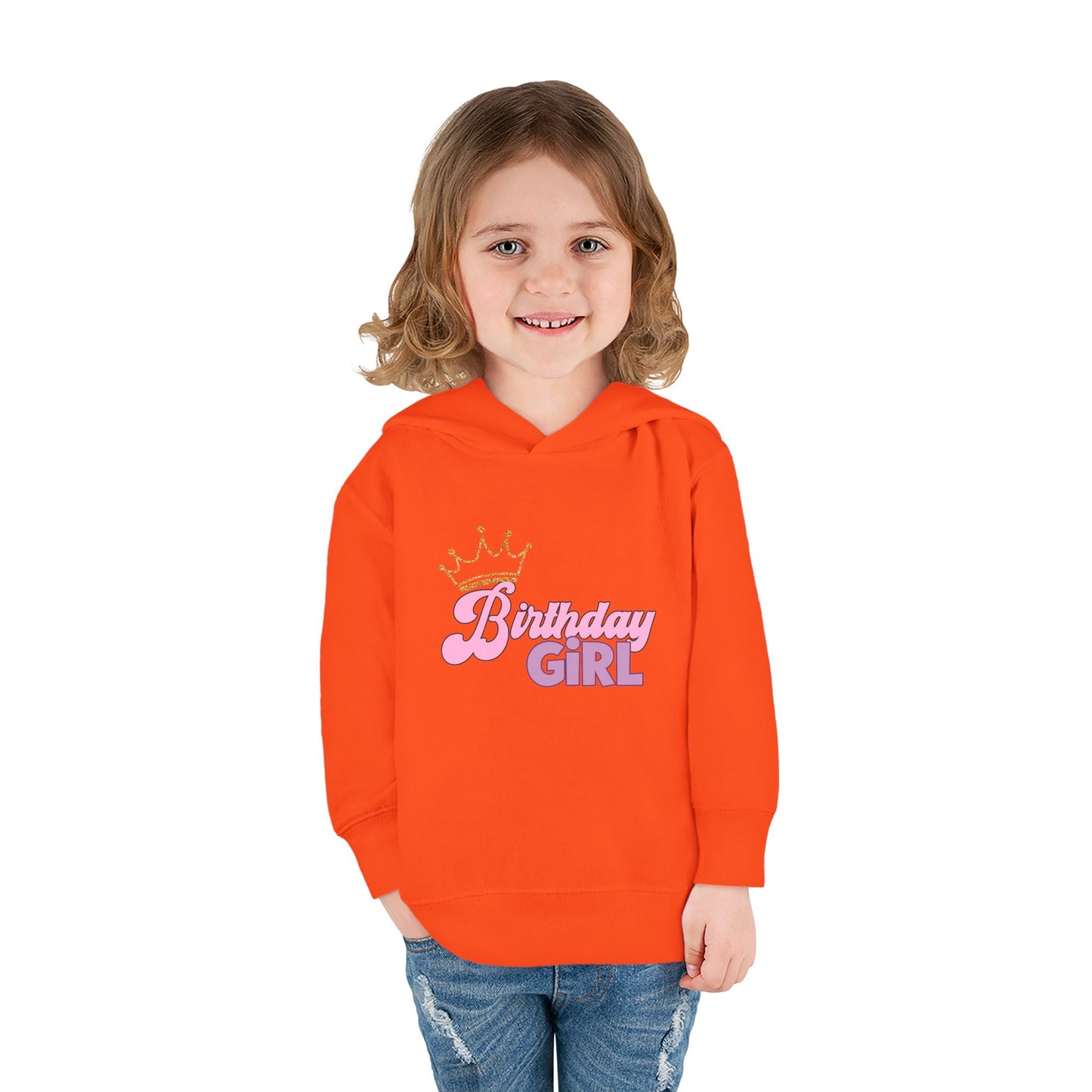 Birthday Girl Toddler Hoodie - Fleece Pullover for Celebrations