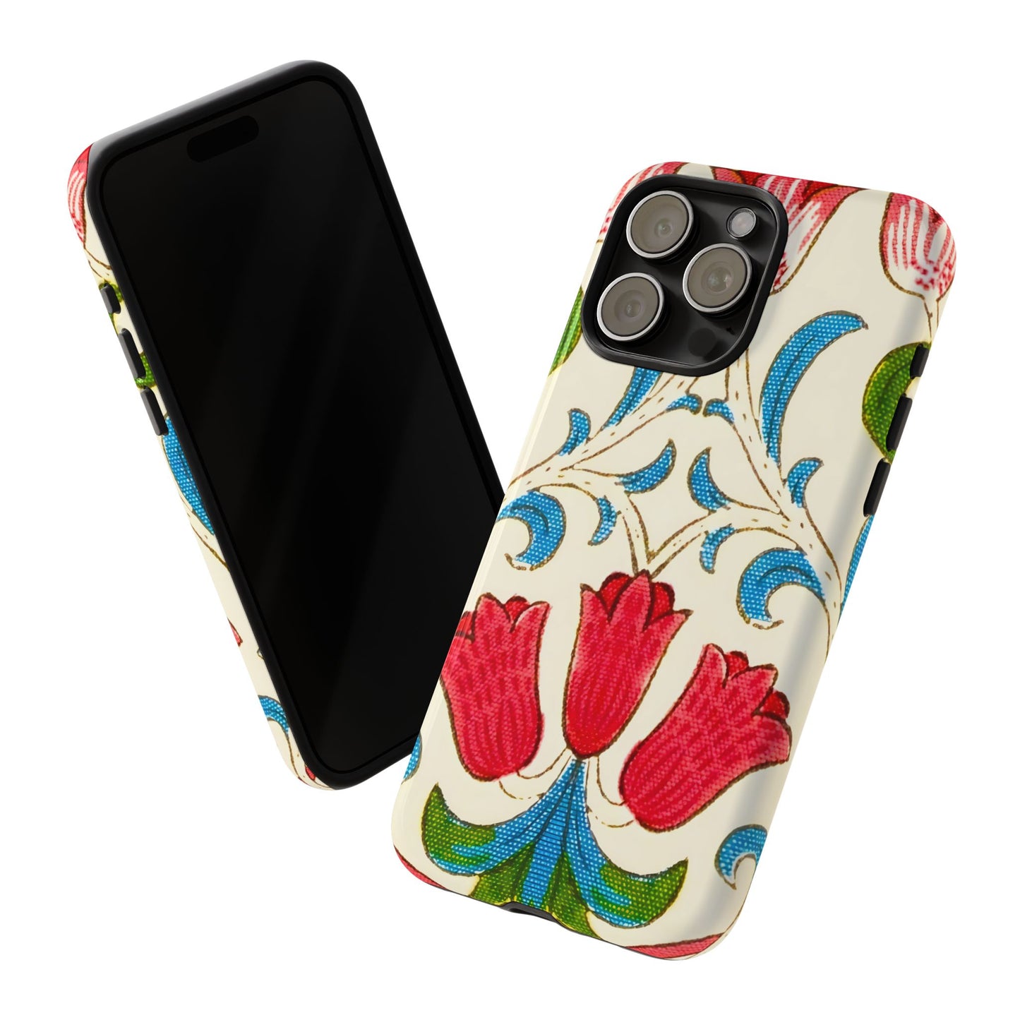 Floral Phone Case - Tough Cases | Stylish Protection, Gift for Her, Boho Phone Cover, Spring Accessory, Cute Tech