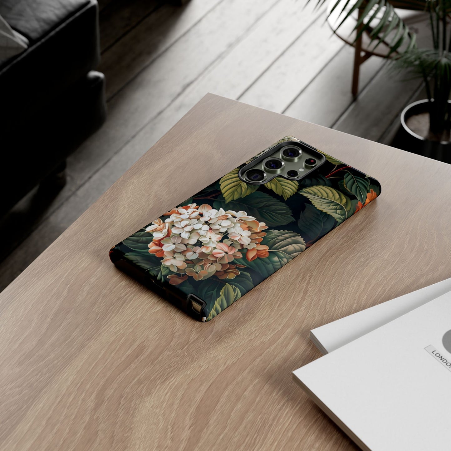 Floral Phone Case - Tough Cases, Nature Lover Gift, Floral Design, Botanical Phone Cover, Stylish Cellphone Accessory, Mother's Day Gift