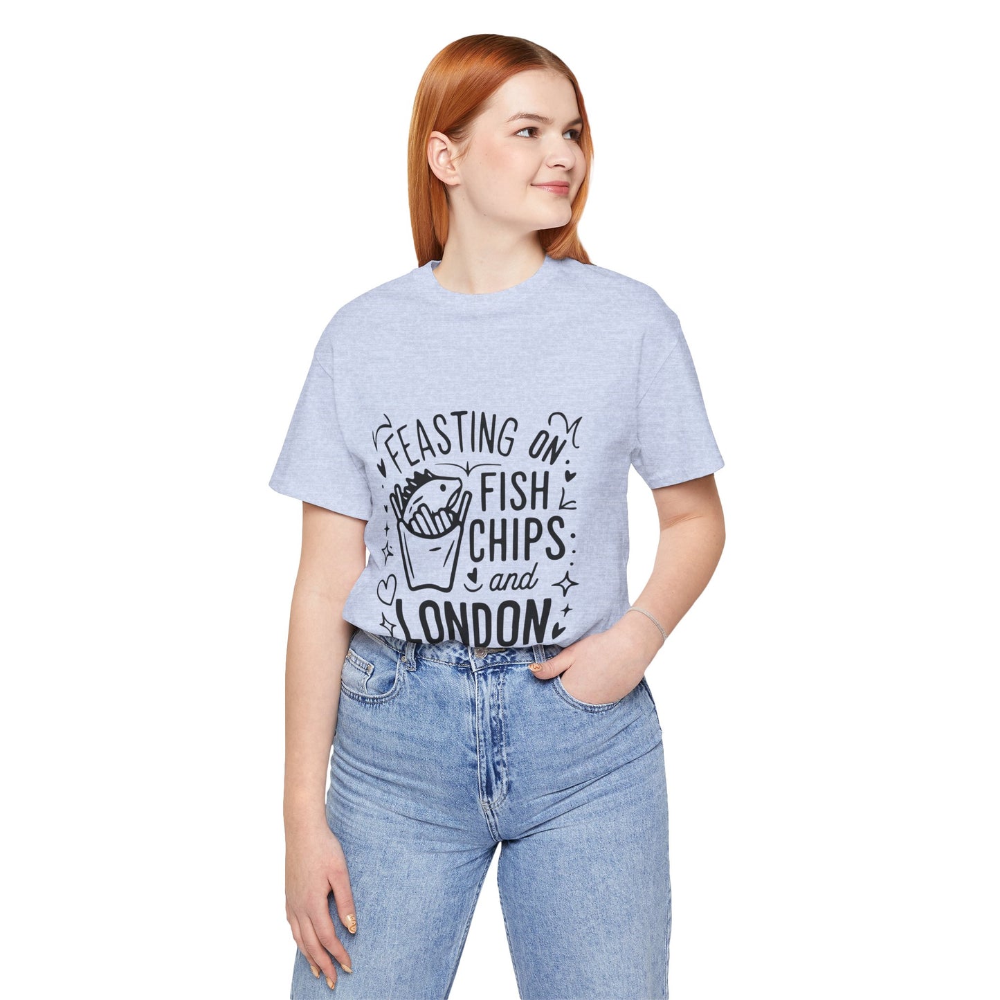 Unisex Jersey Short Sleeve Tee - Fsih Chips and London