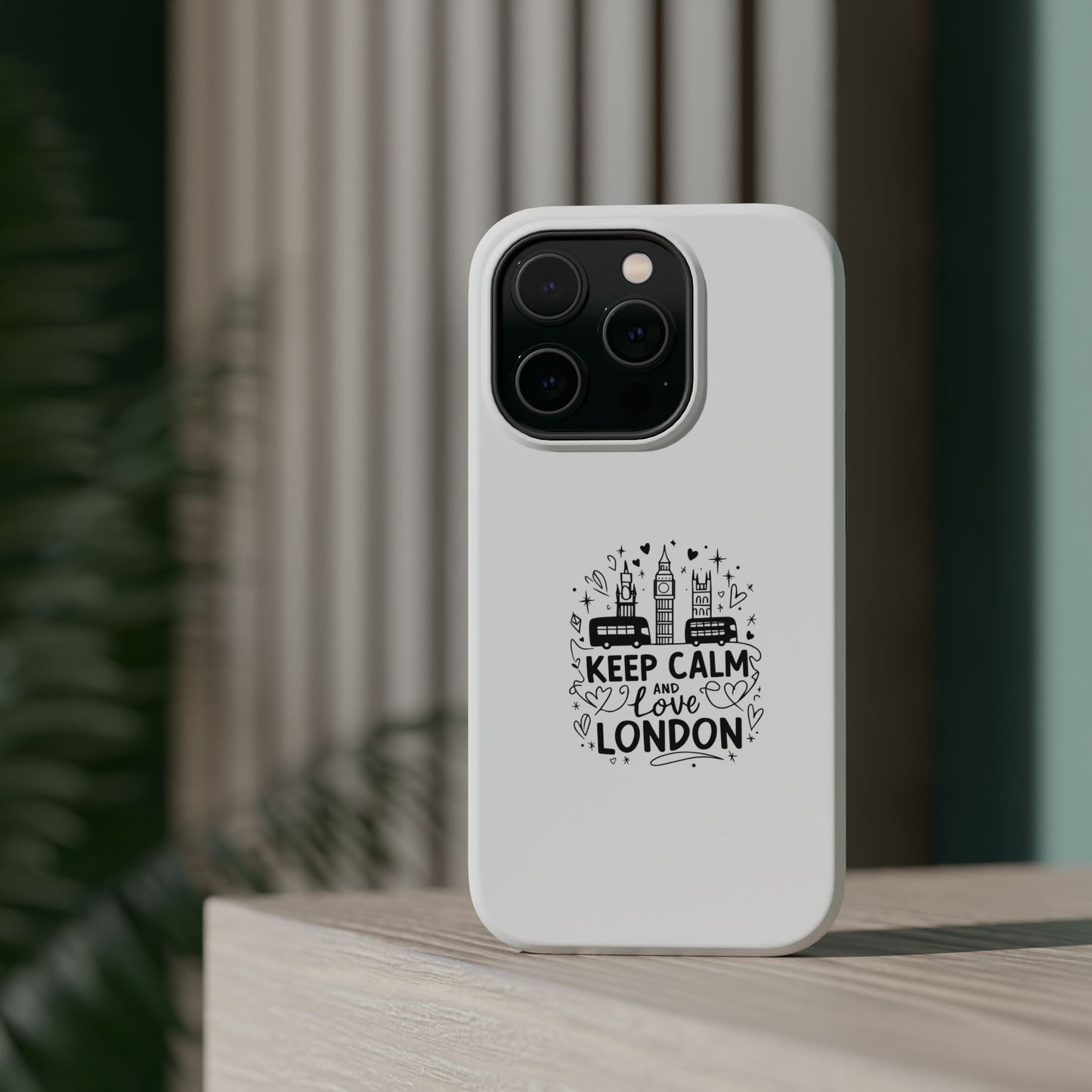 Keep Calm and Love London Magnetic Phone Case