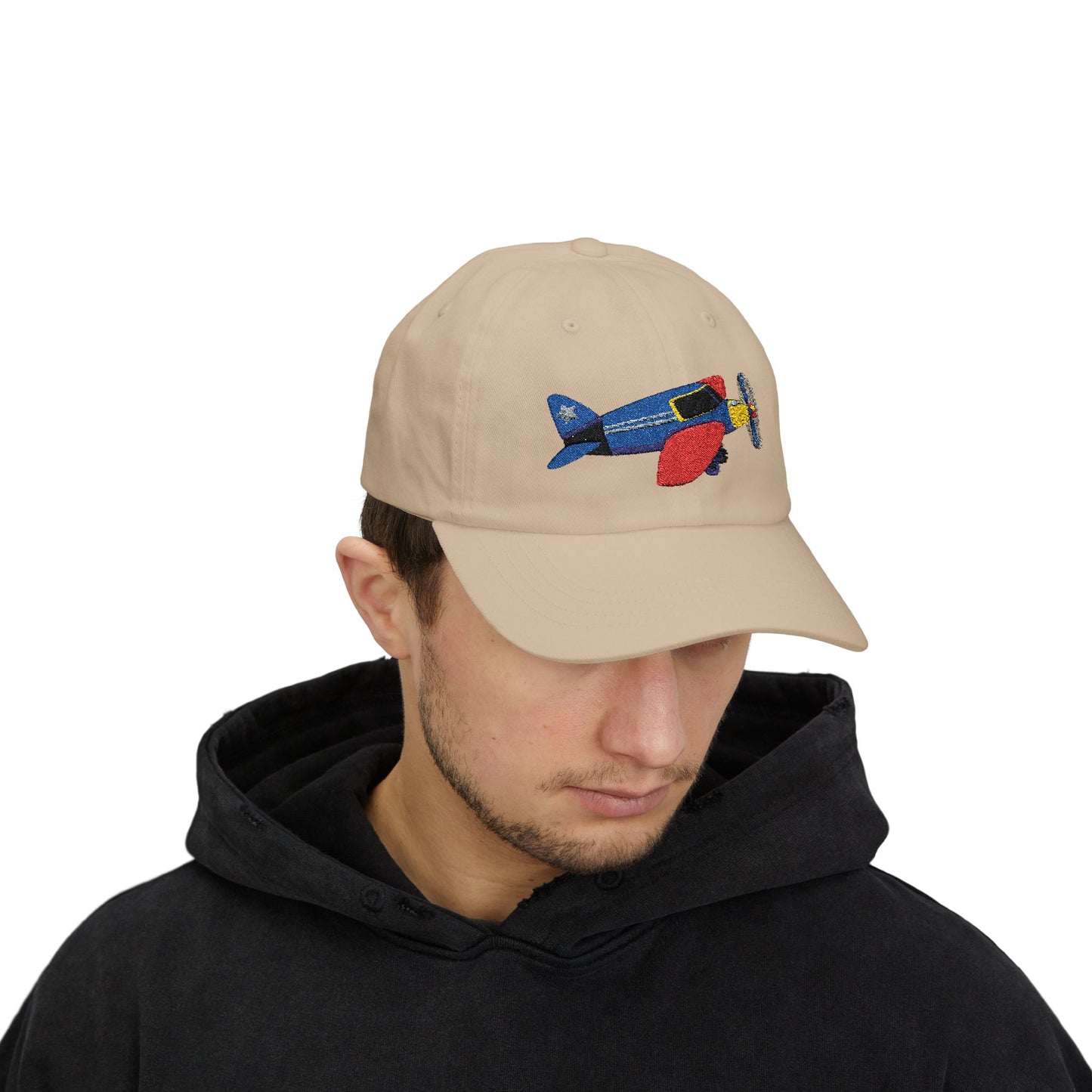 Classic Airplane Dad Cap, Vintage Airplane Hat, Dad Gifts, Casual Everyday Cap, Father's Day, Travel Accessory