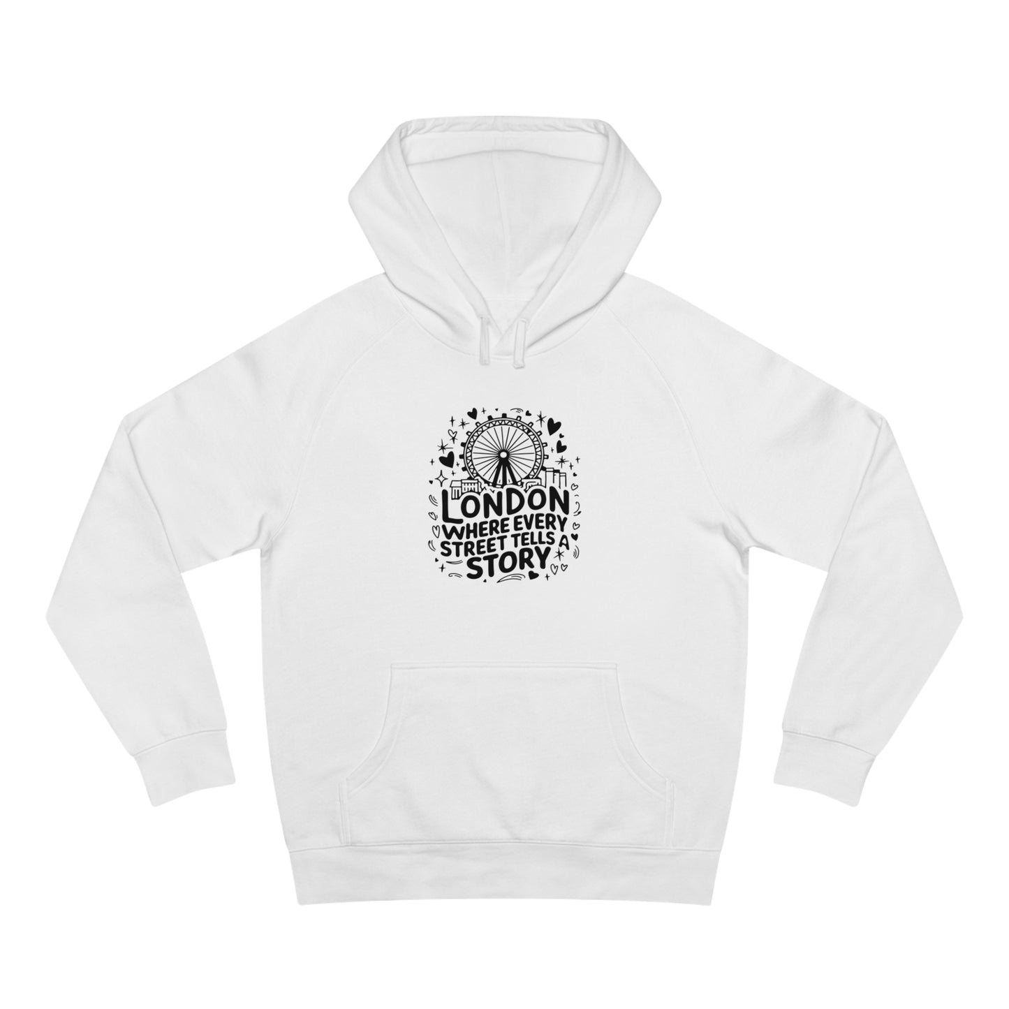 Versatile Unisex Hoodie - London's Story Telling Streets
