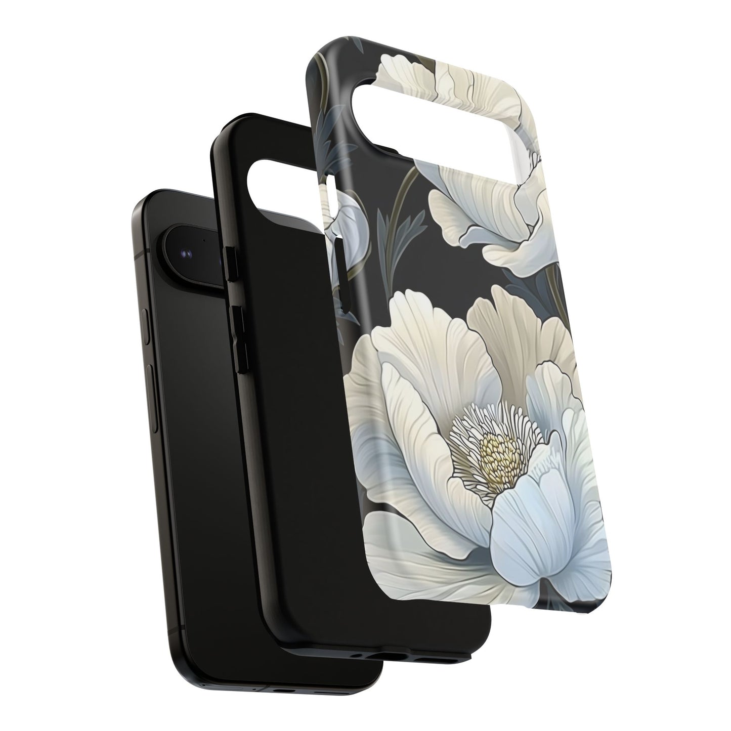 Floral Phone Case, Tough Cases for Women, Stylish Phone Cover, Floral Design Phone Protector, Nature Inspired Tech Accessories