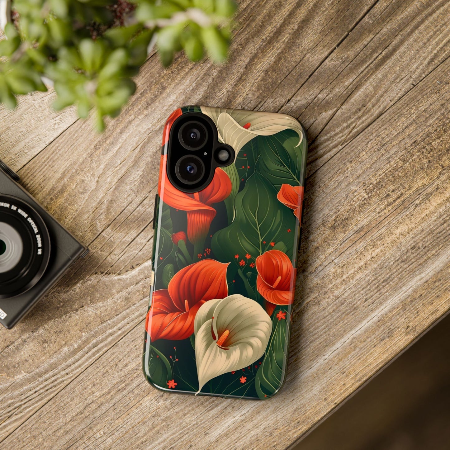 Floral Phone Case, Tough Cases for Stylish Protection, Gift for Her, Nature Lovers, Phone Accessories, Trendy Tech