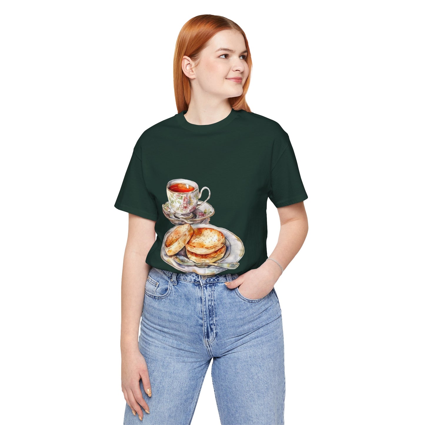 Unisex Jersey Short Sleeve Tee - A Taste of Tradition - Iconic British Cuisine