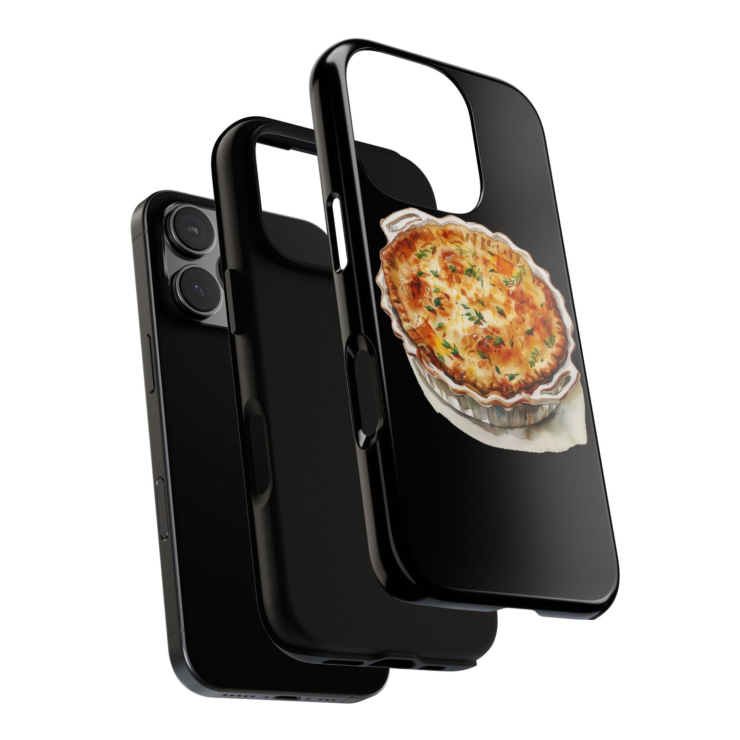 Quiche Phone Case - Funky Kitchen Decor, Foodie Gift, Chef Accessories, Culinary Art, Quirky Phone Cover