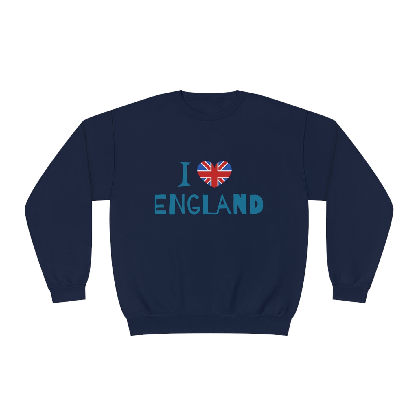 Unisex NuBlend® Crewneck Sweatshirt Relaxed - I Love England