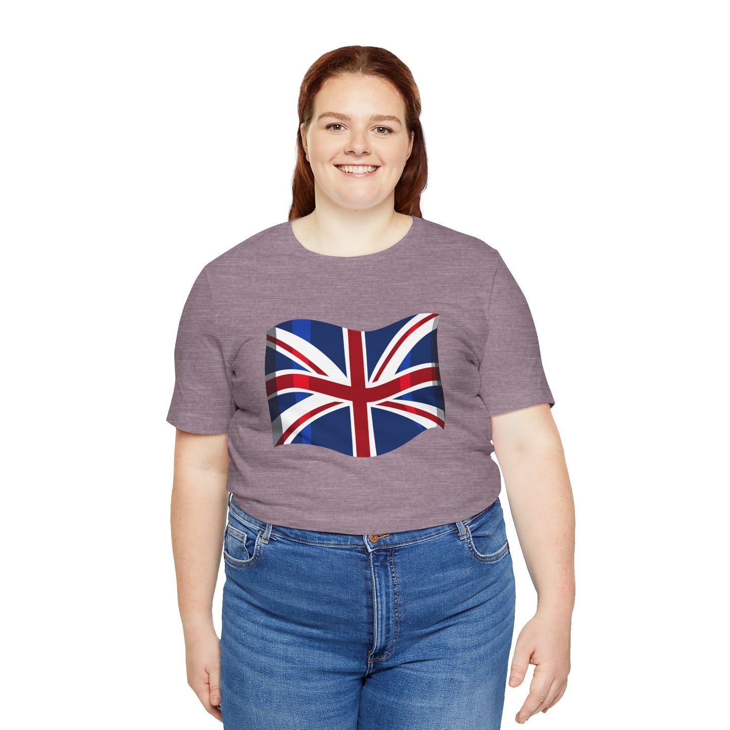 Unisex Jersey Short Sleeve Tee - Classic UK Flag Design - Union Jack Symbol