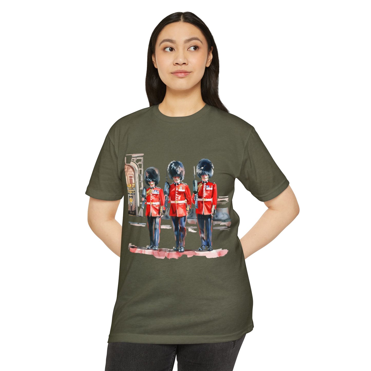 Unisex CVC Jersey T-shirt - Historic and Iconic - The British Soldier in Red