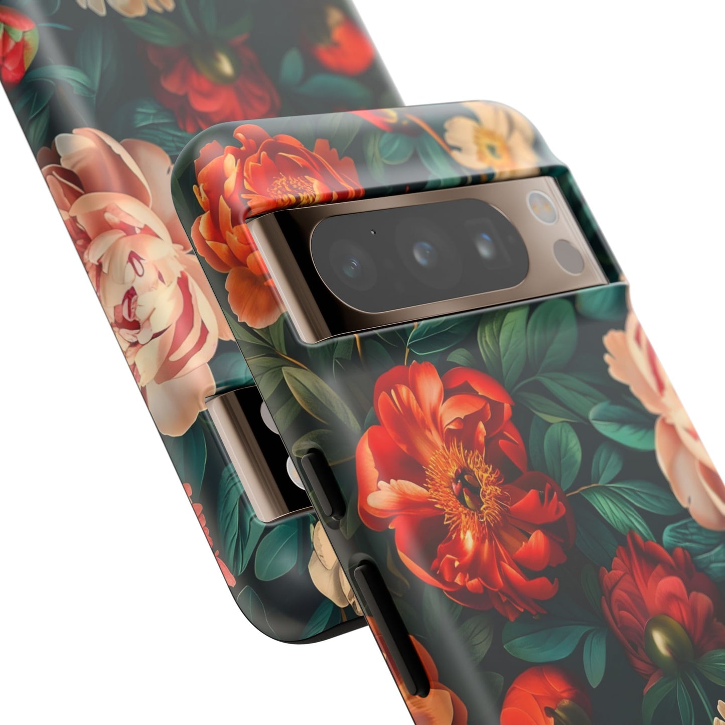 Floral Phone Case - Tough Cases, Vibrant Protection, Gift for Her, Cute Floral Design, Trendy Accessory, Perfect for Spring